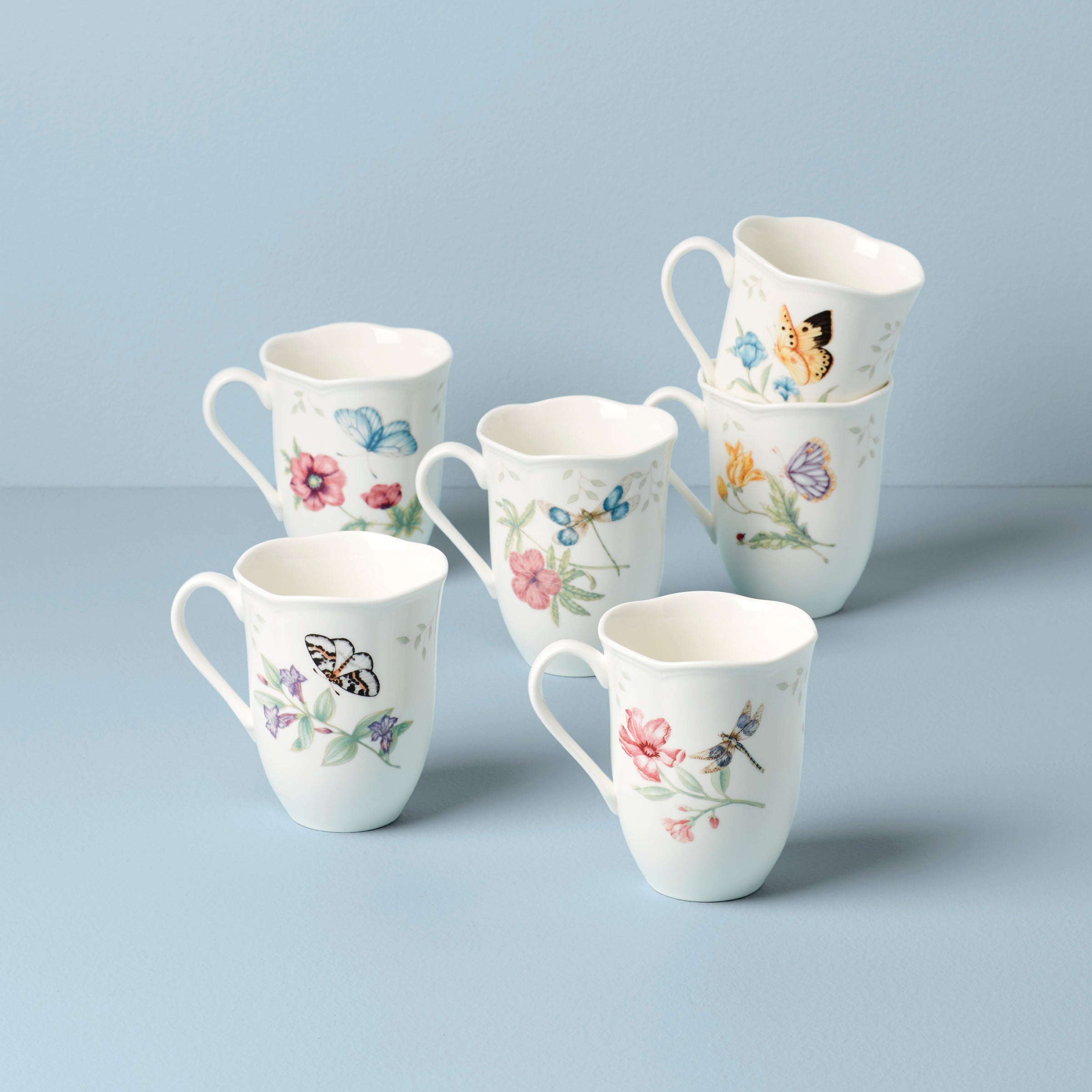 Alternative view of Butterfly Meadow Mugs   Set of 6