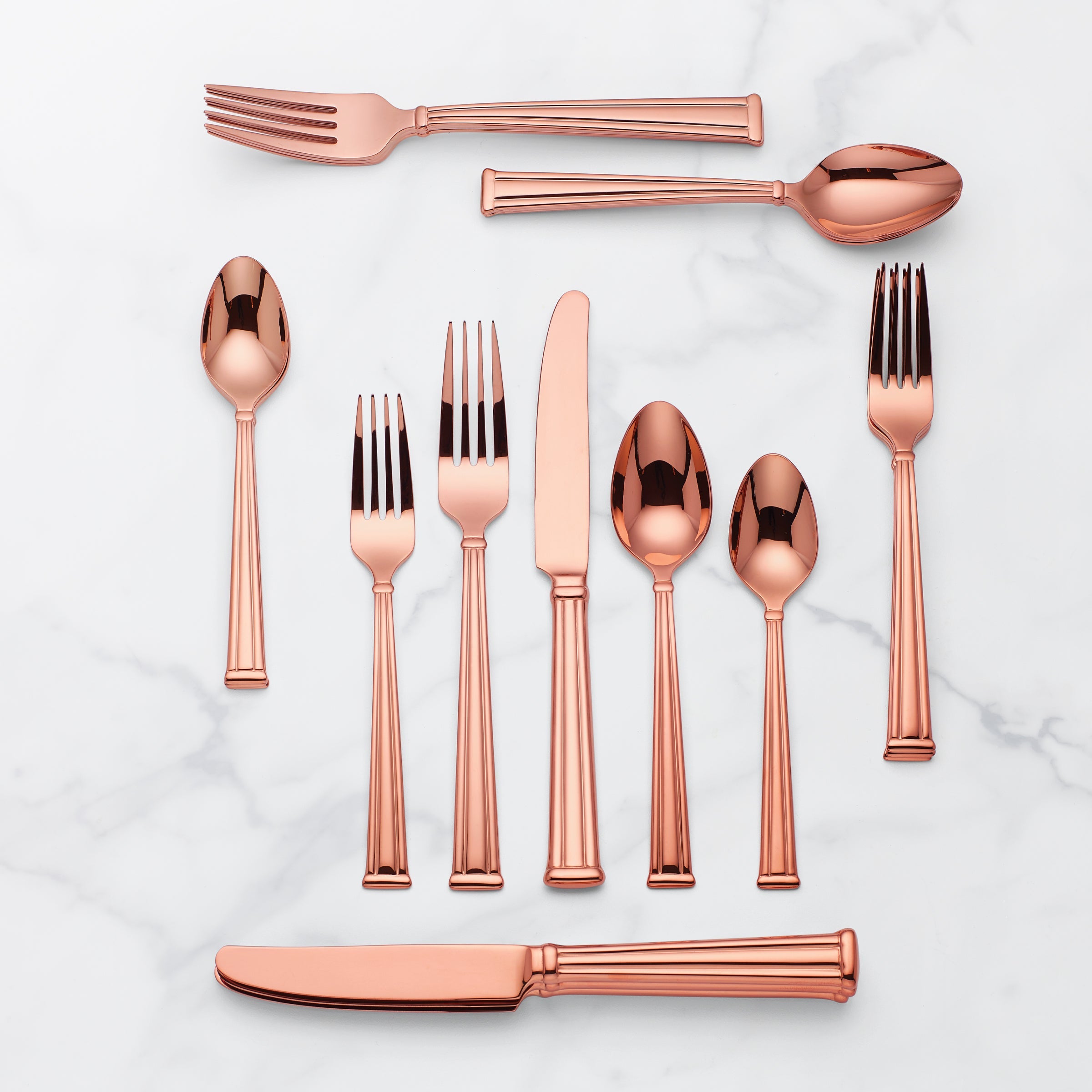 Alternative view of Cantwell Cognac 20 Piece Flatware Set