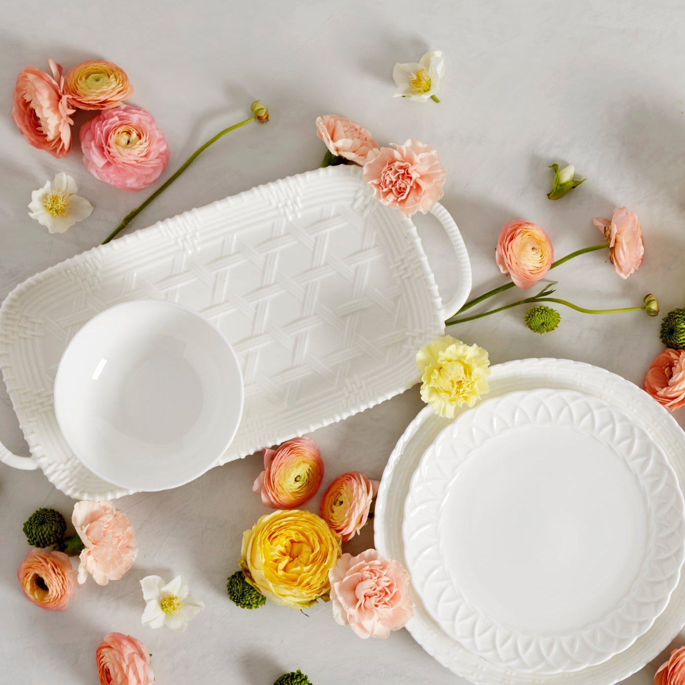 Wicker Creek Accent Plates Set of 4 - Image 3