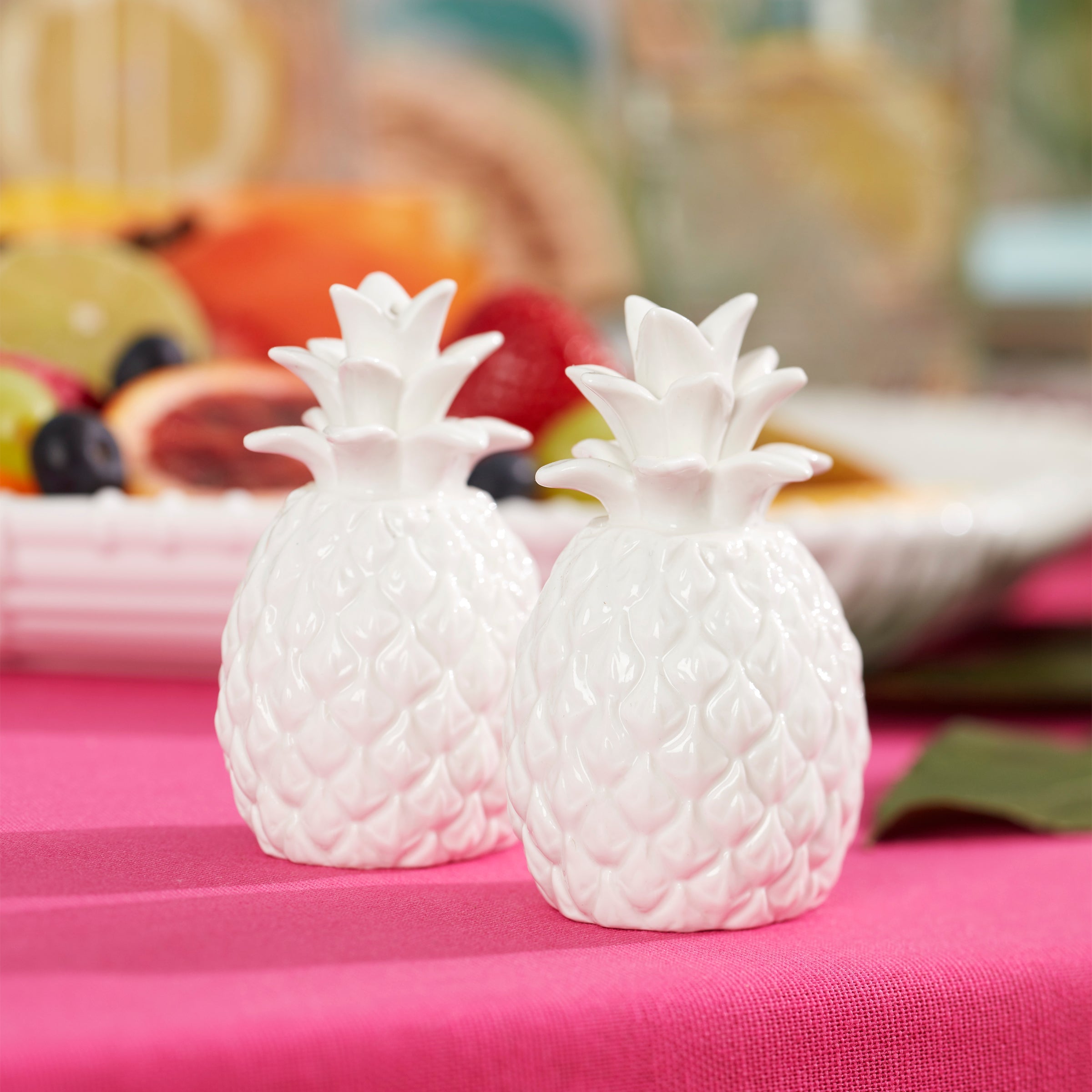 Wicker Creek Pineapple Salt & Pepper Set - Image 2
