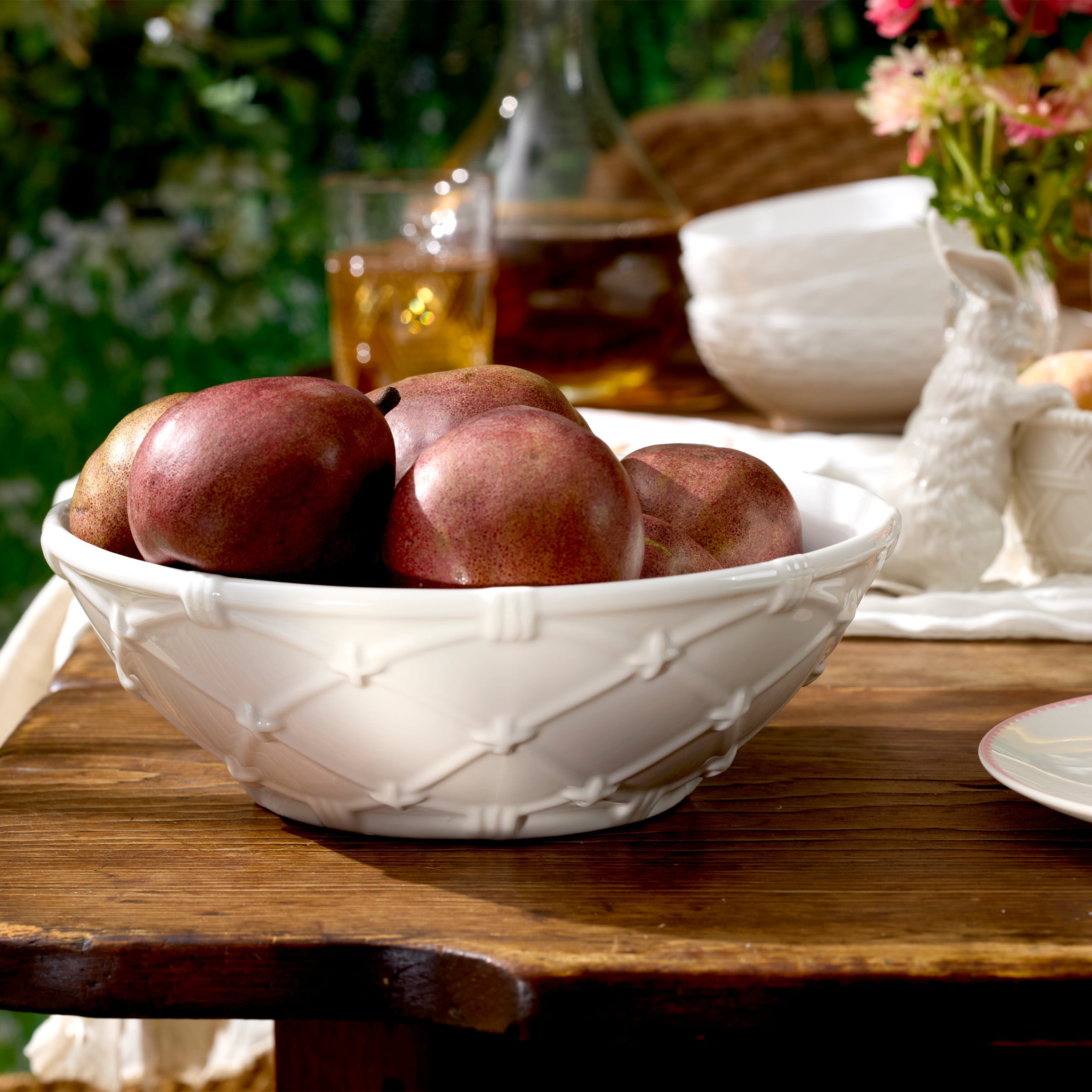 Alternative view of Wicker Creek Serving Bowl