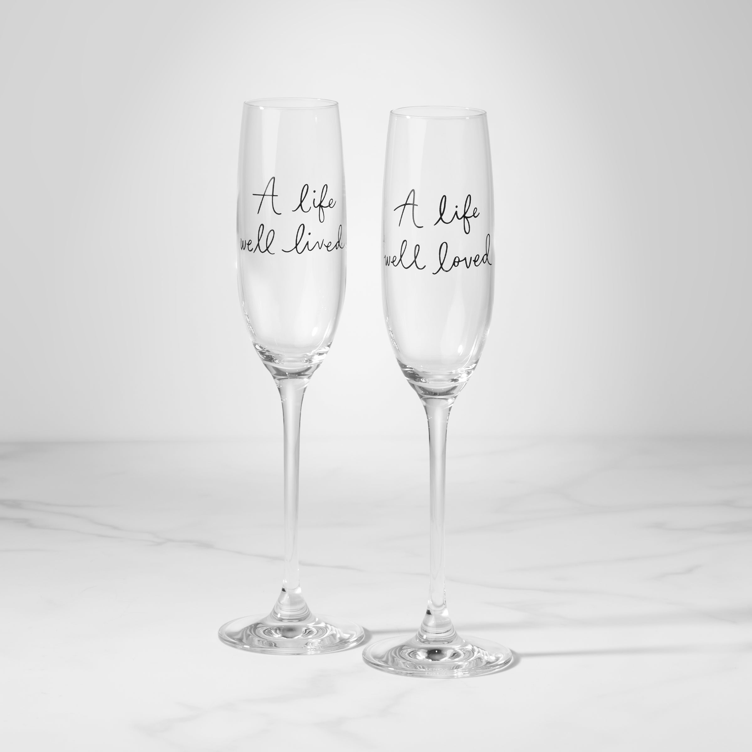 Charmed Life 2 Piece Toasting Flutes