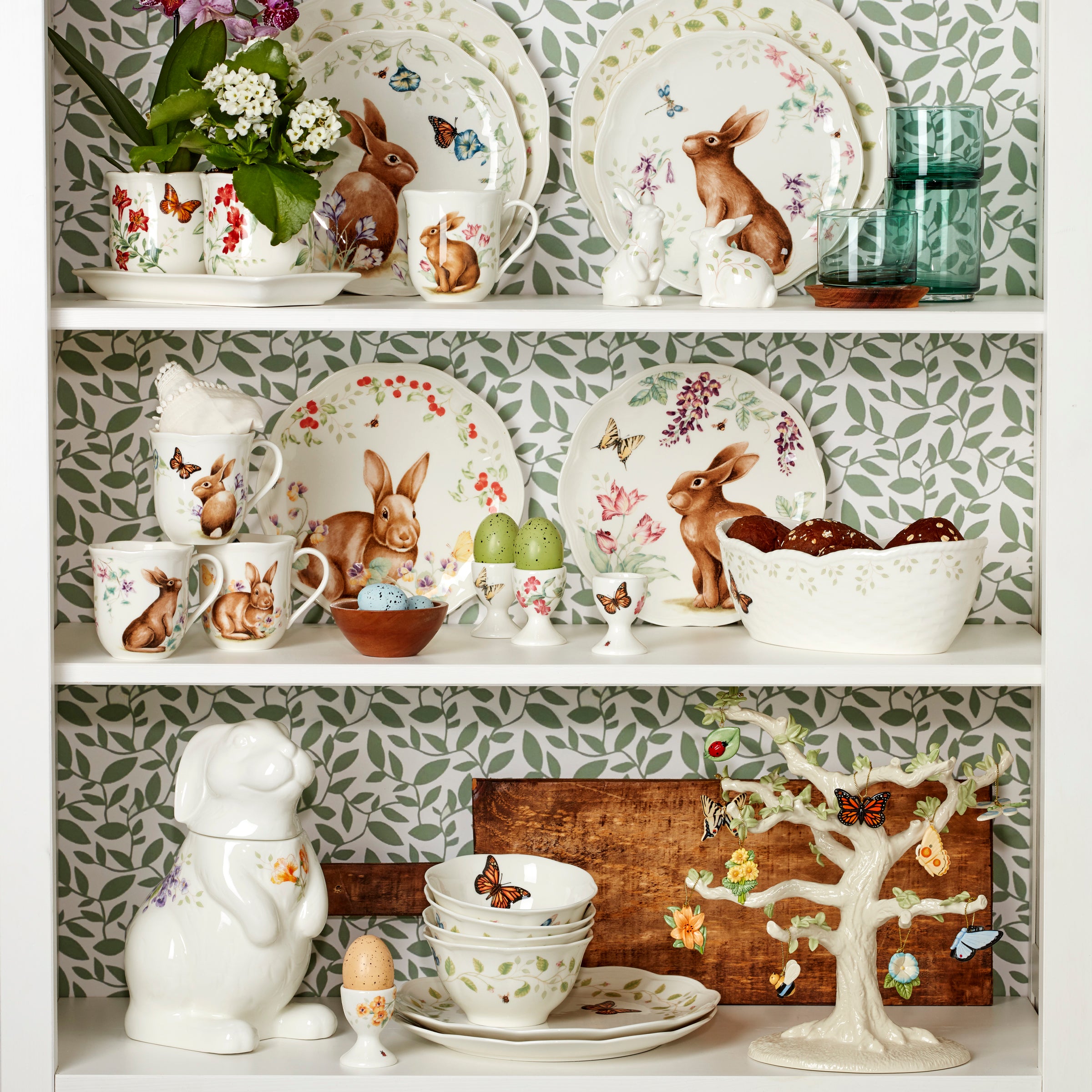 Butterfly Meadow Footed Egg Cups, Set of 4 - Image 3