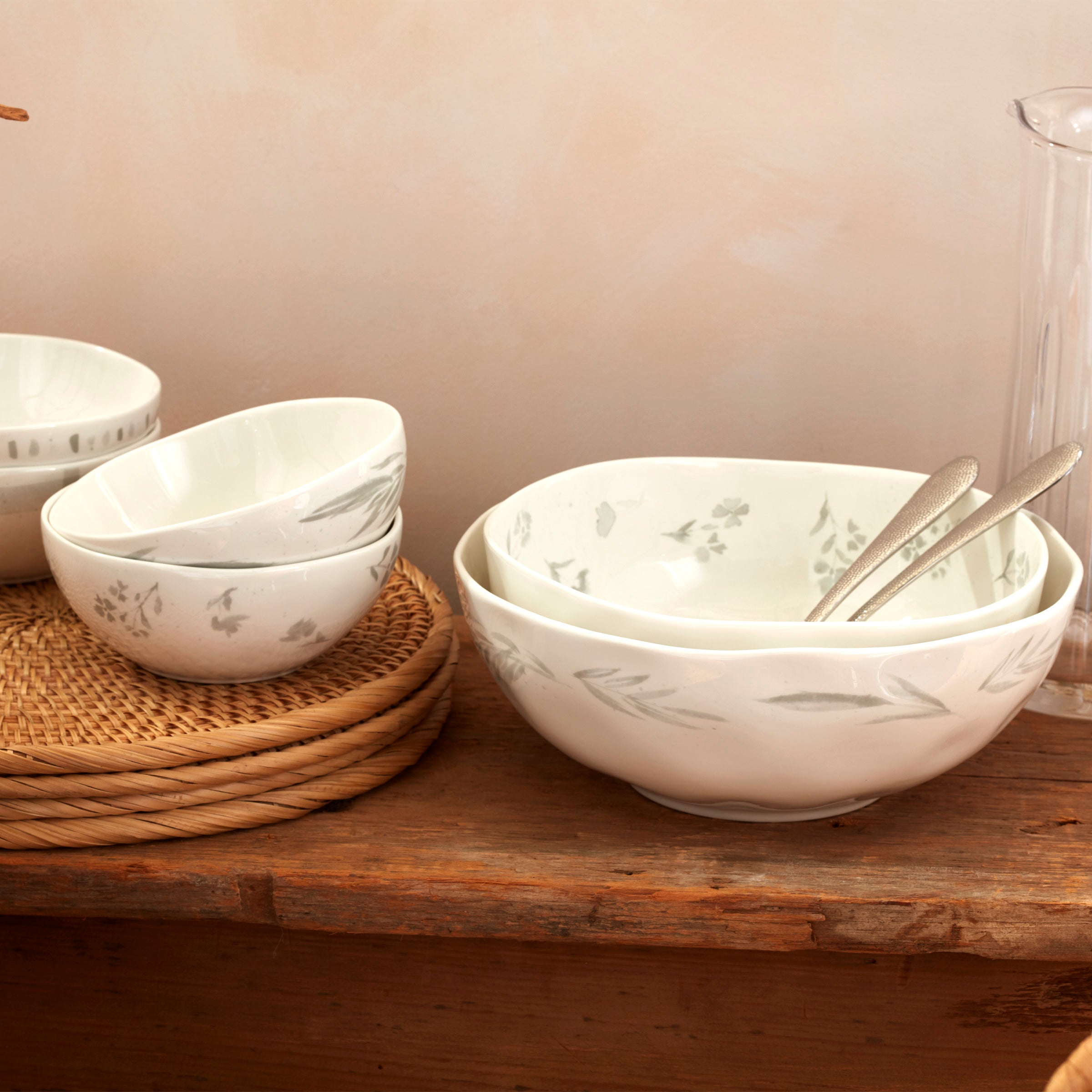 Oyster Bay 2 Piece Nesting Serving Bowls - Image 5