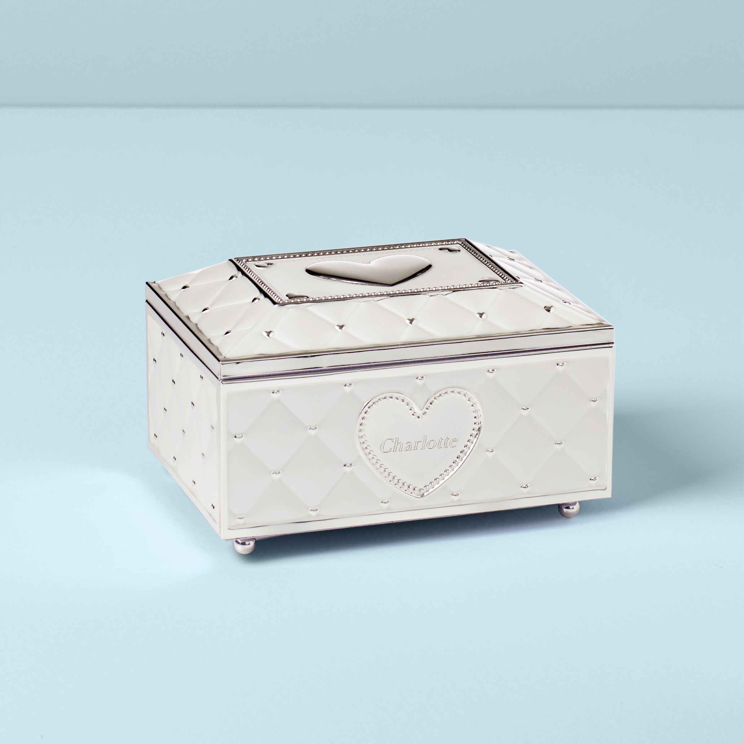 Alternative view of Personalized Child Memories Unicorn Jewelry Box