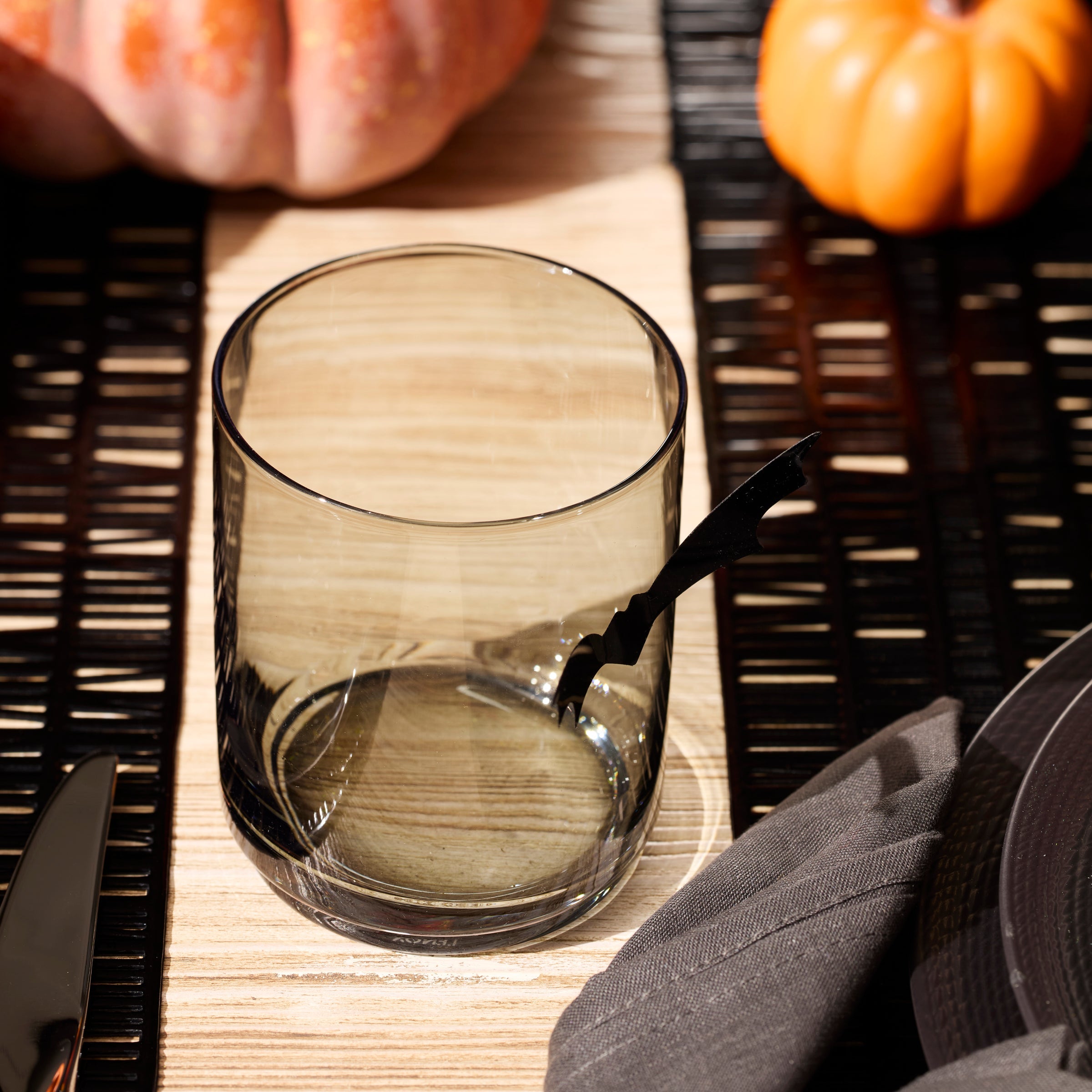 Tuscany Classics Stackable Smoke Tall Glasses Set Of 4 - Image 4