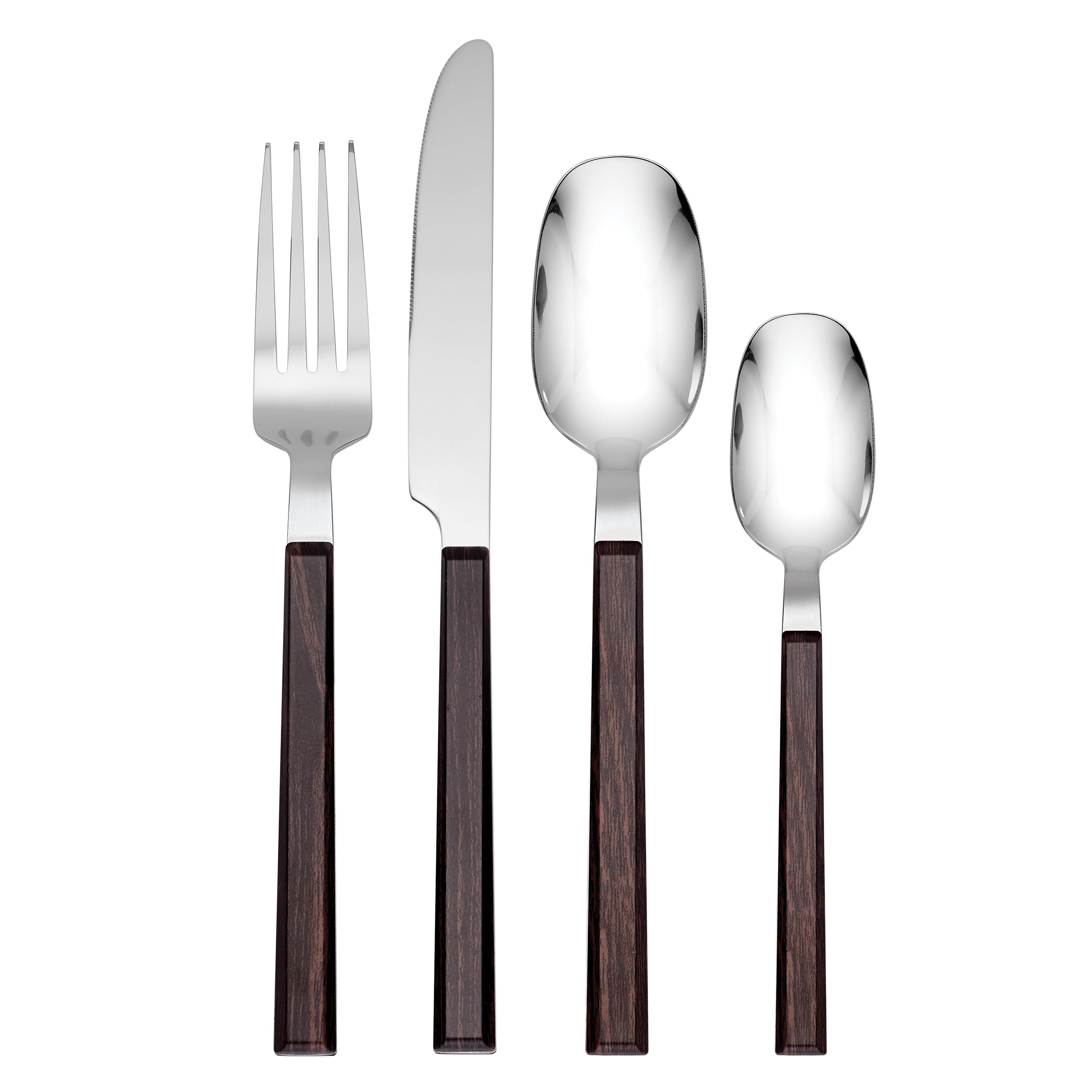 Henley Brown 16 Piece Flatware Set