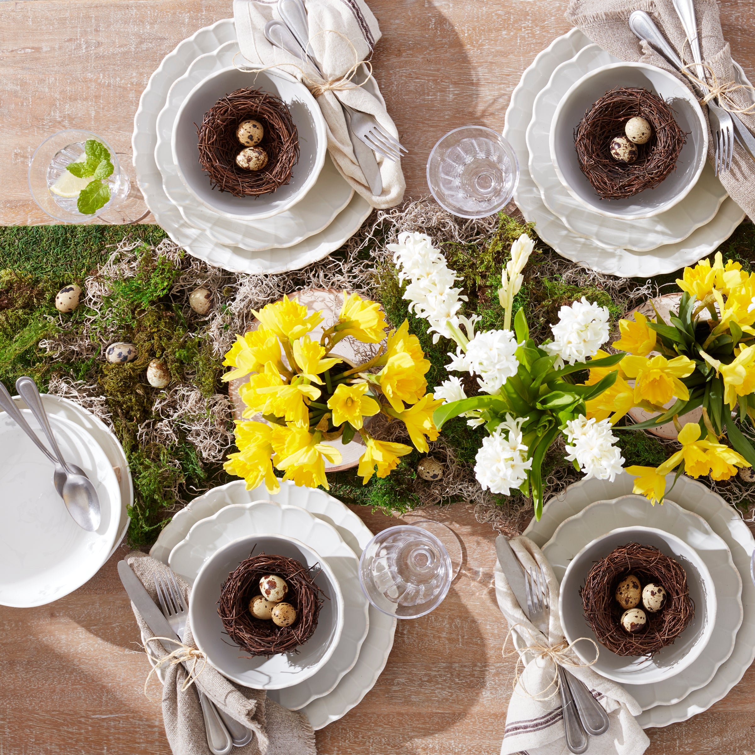 French Perle Scallop 12 Piece Dinnerware Set - Image 9