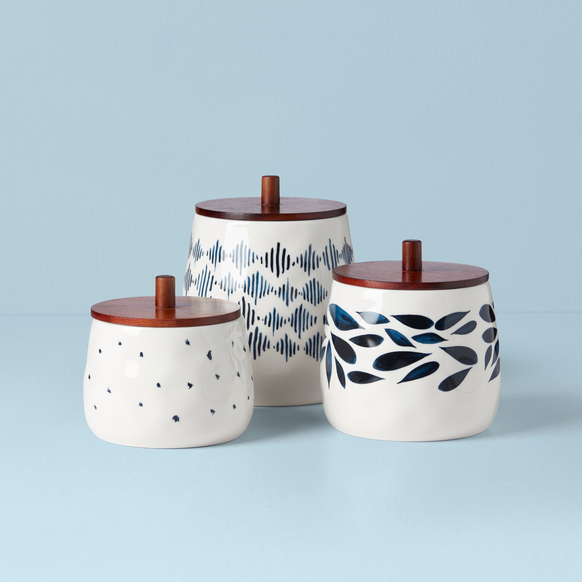 Blue Bay 3 Piece Canister Set