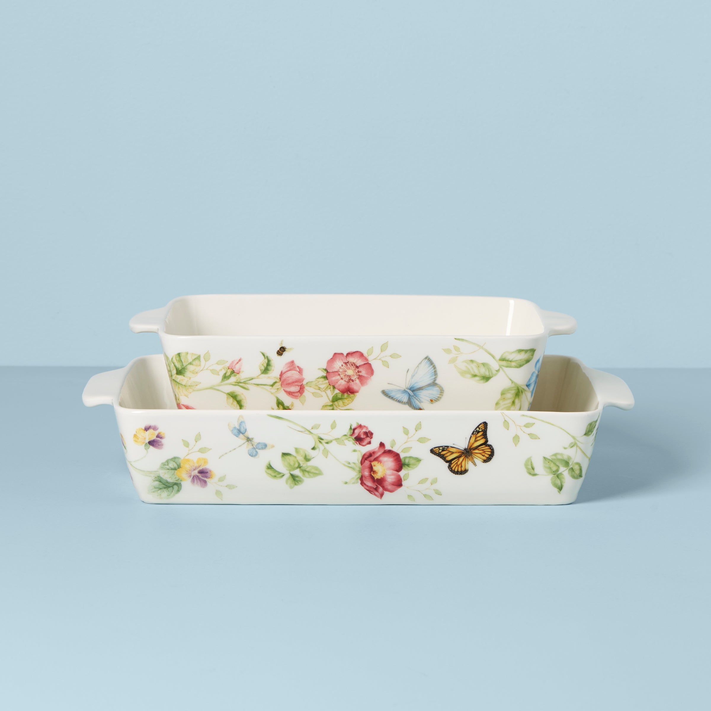 Butterfly Meadow Rectangular Baker 2 Piece Set
