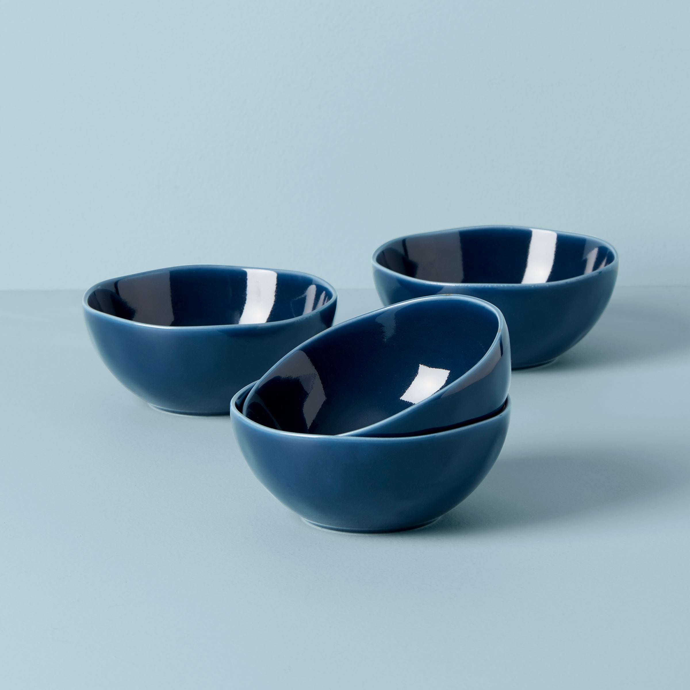 Bay Colors Blue All Purpose Bowls Set of 4