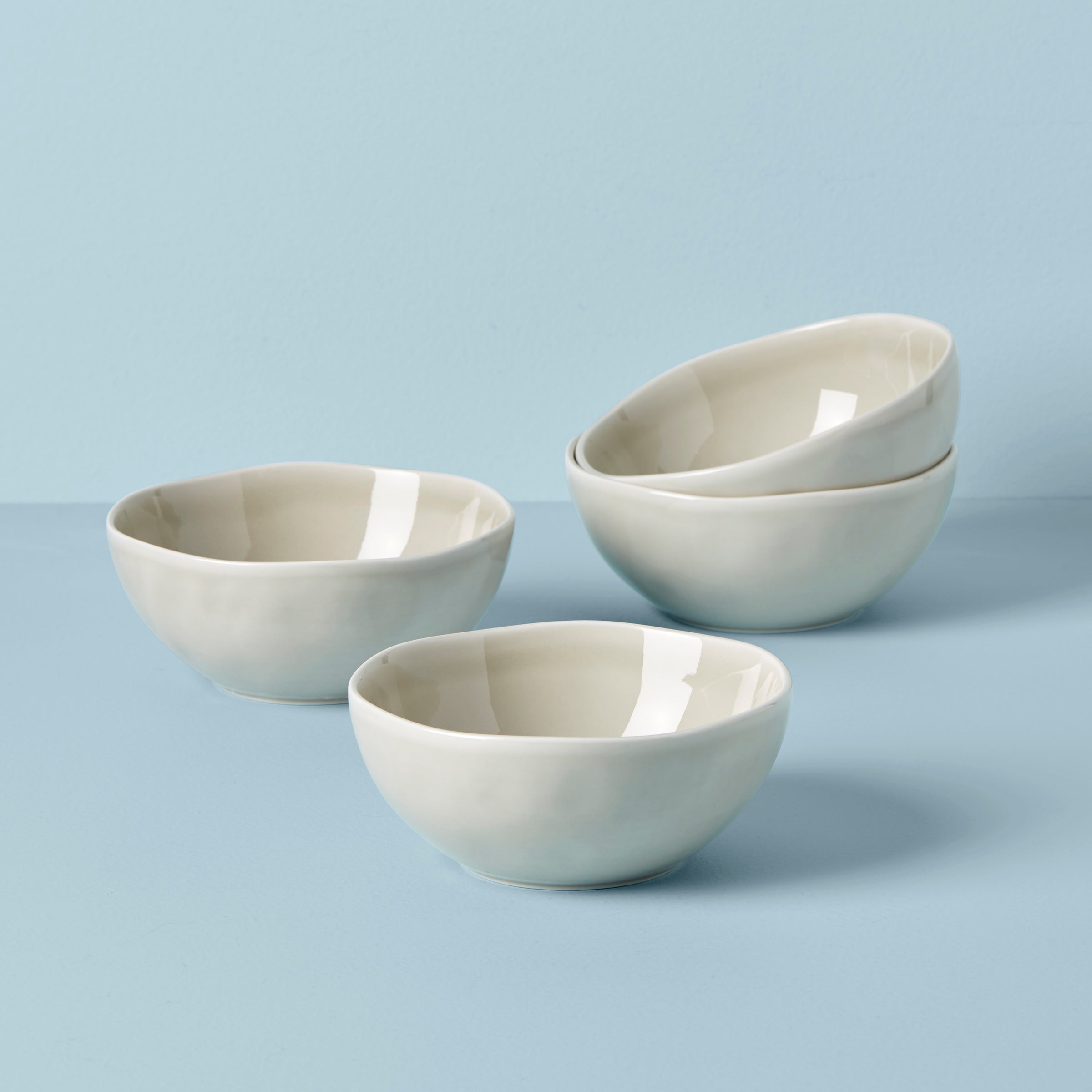Bay Colors Grey All Purpose Bowls Set of 4