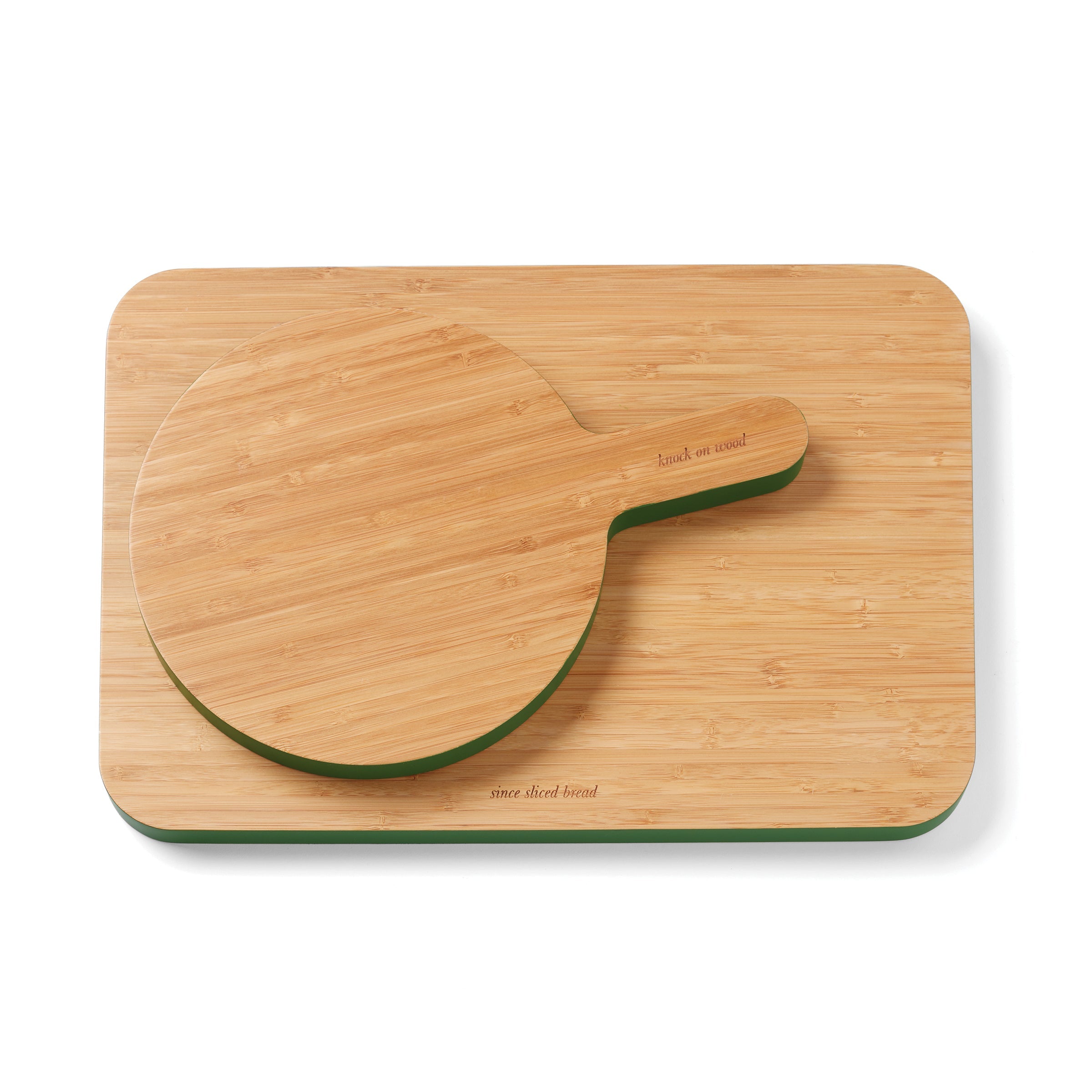 Alternative view of Knock On Wood 2 Piece Cutting Board Set