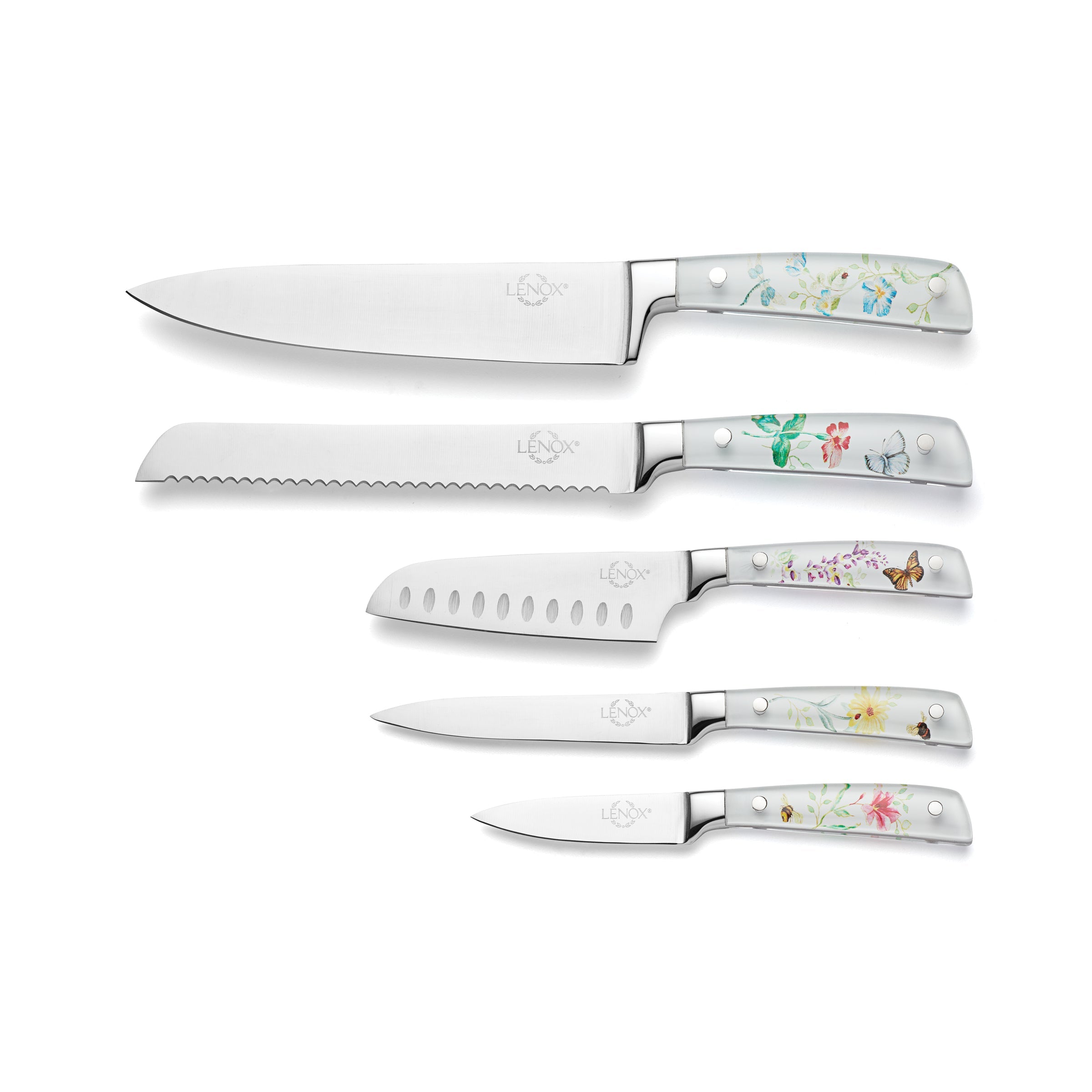 Alternative view of Butterfly Meadow 6 Piece Cutlery Block Set