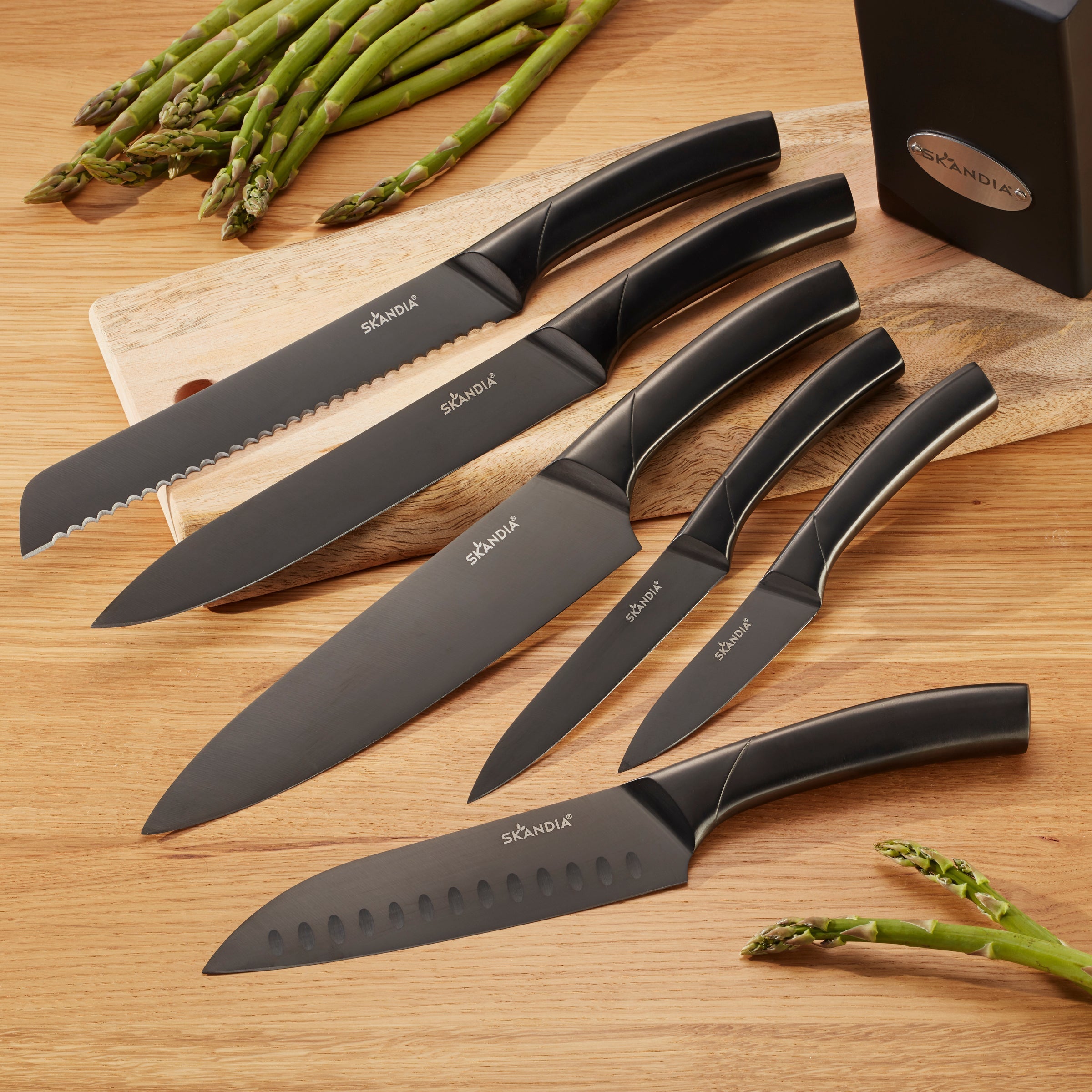 Alternative view of Beck 7 Piece Cutlery Block Set