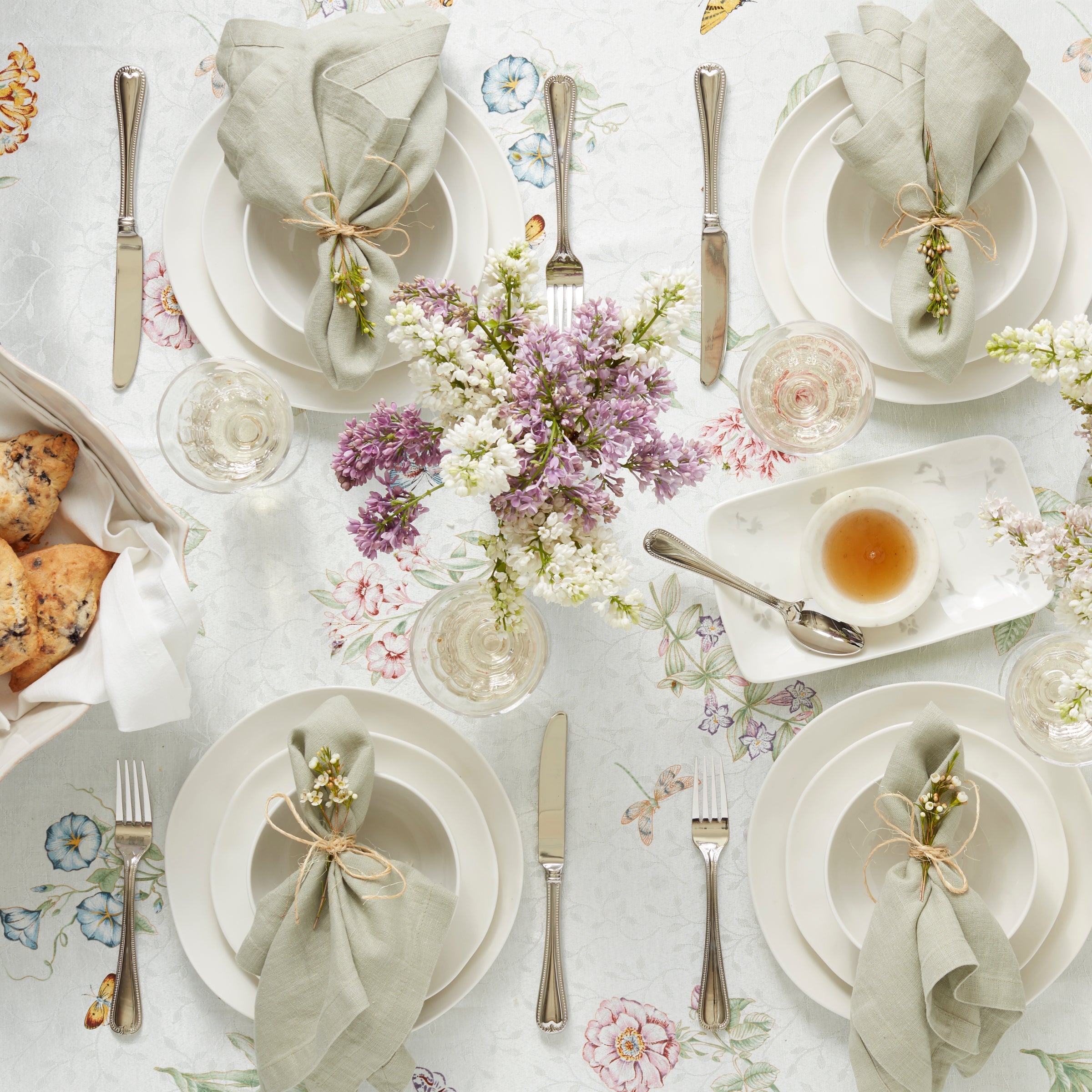 Bay Colors 12 Piece Dinnerware Set, White - Image 3