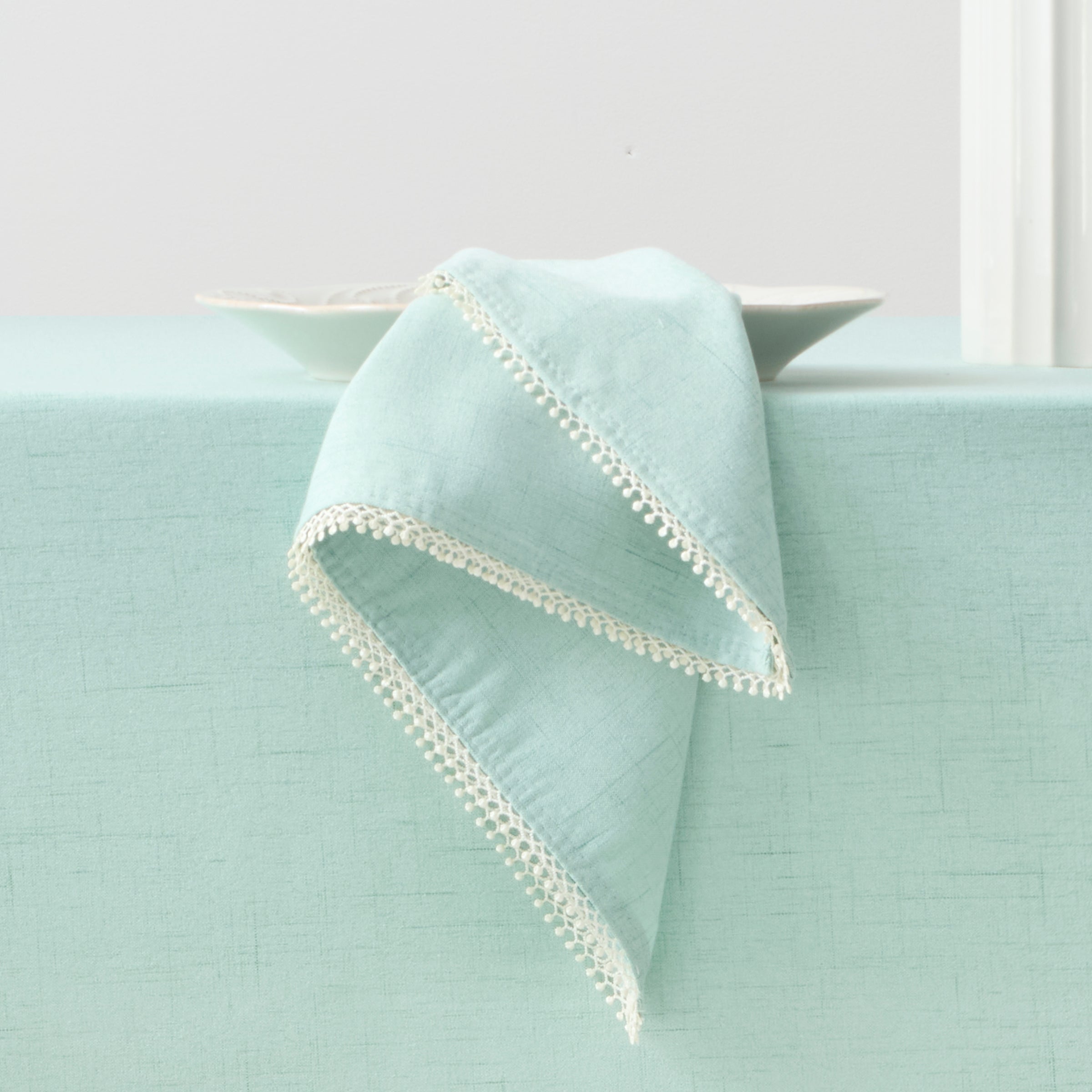 French Perle Ice Blue Napkin   2 Pack