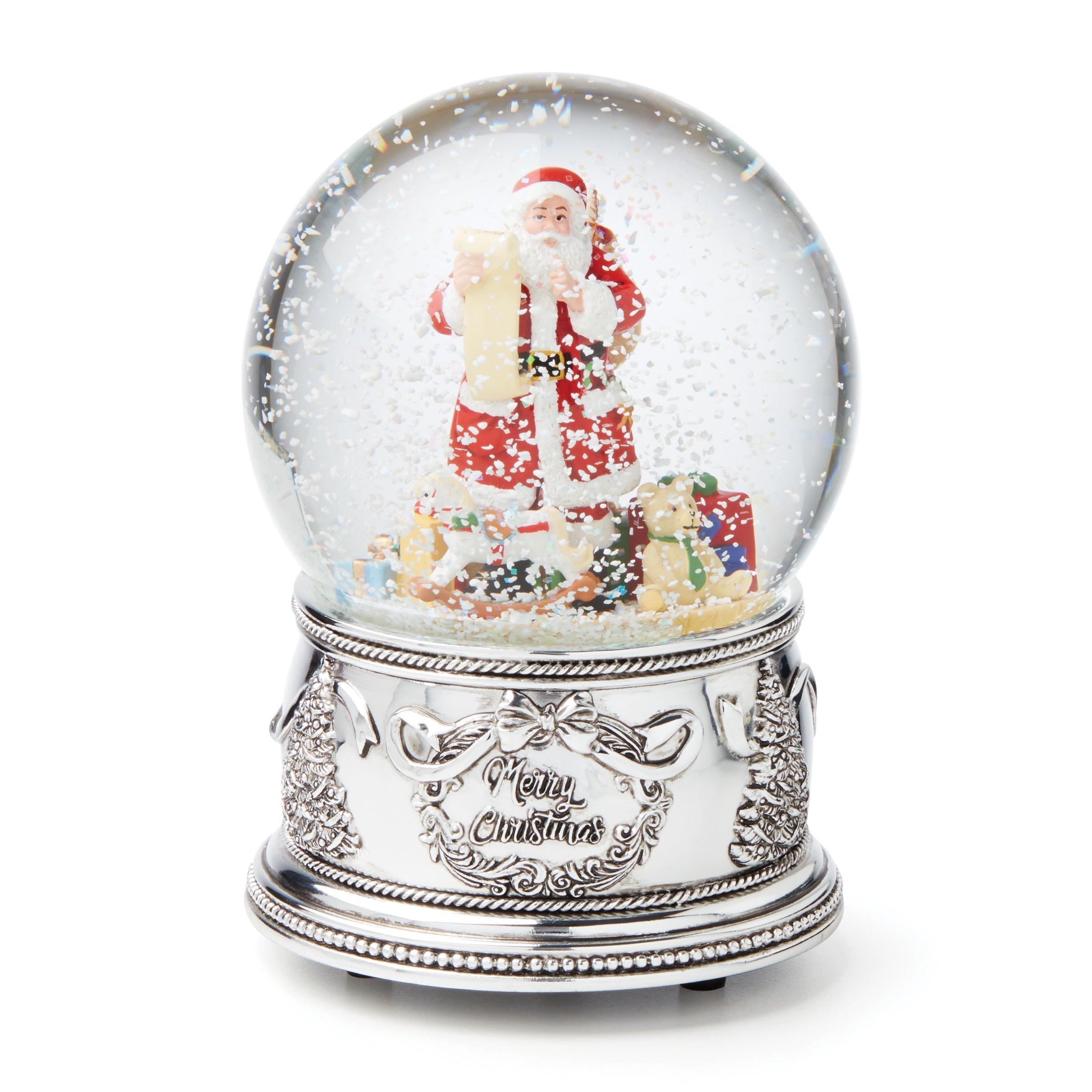 Winter Traditions Santa Snow Globe