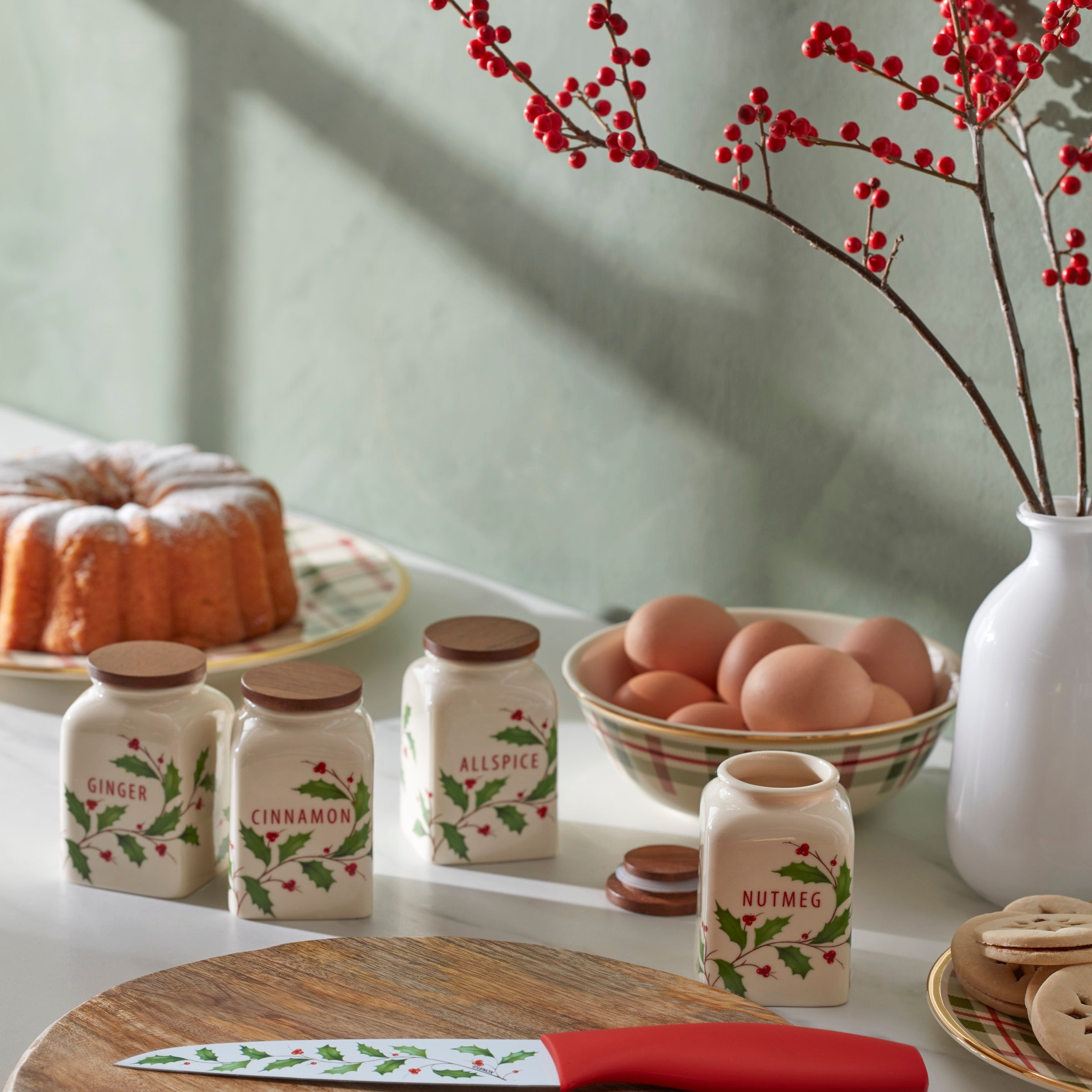 Holiday Baking Spice Jars Set Of 4 - Image 4