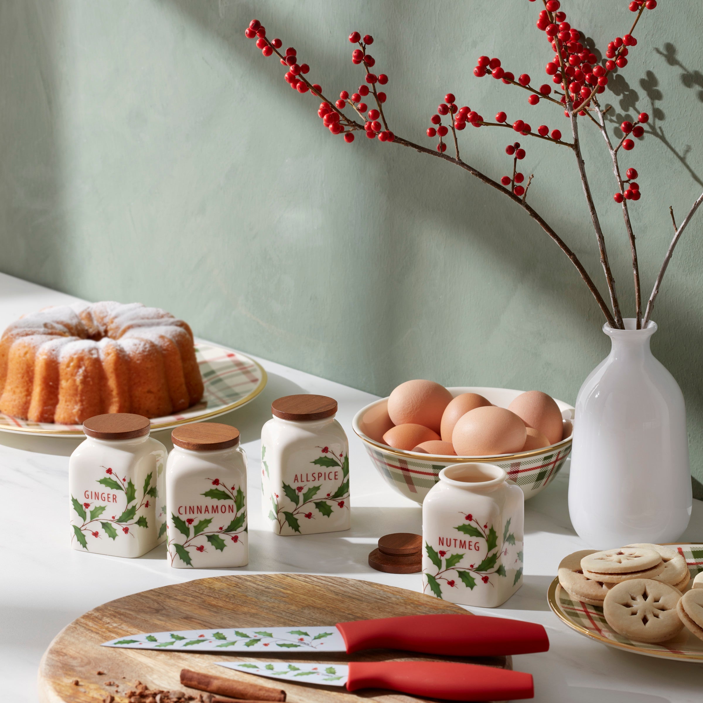 Holiday Baking Spice Jars Set Of 4 - Image 5