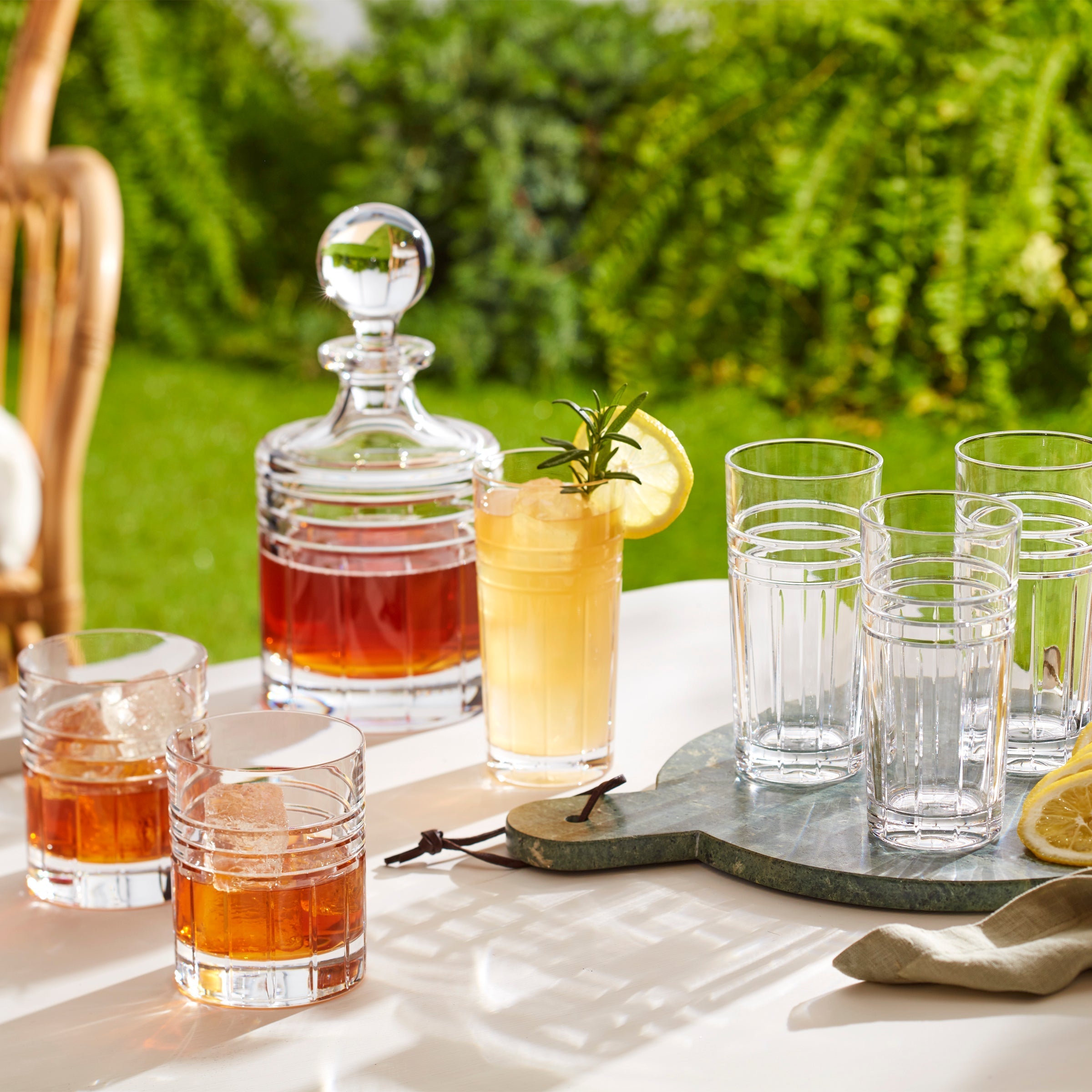 Alternative view of Tempo Crystal Highball Glasses   Set Of 4