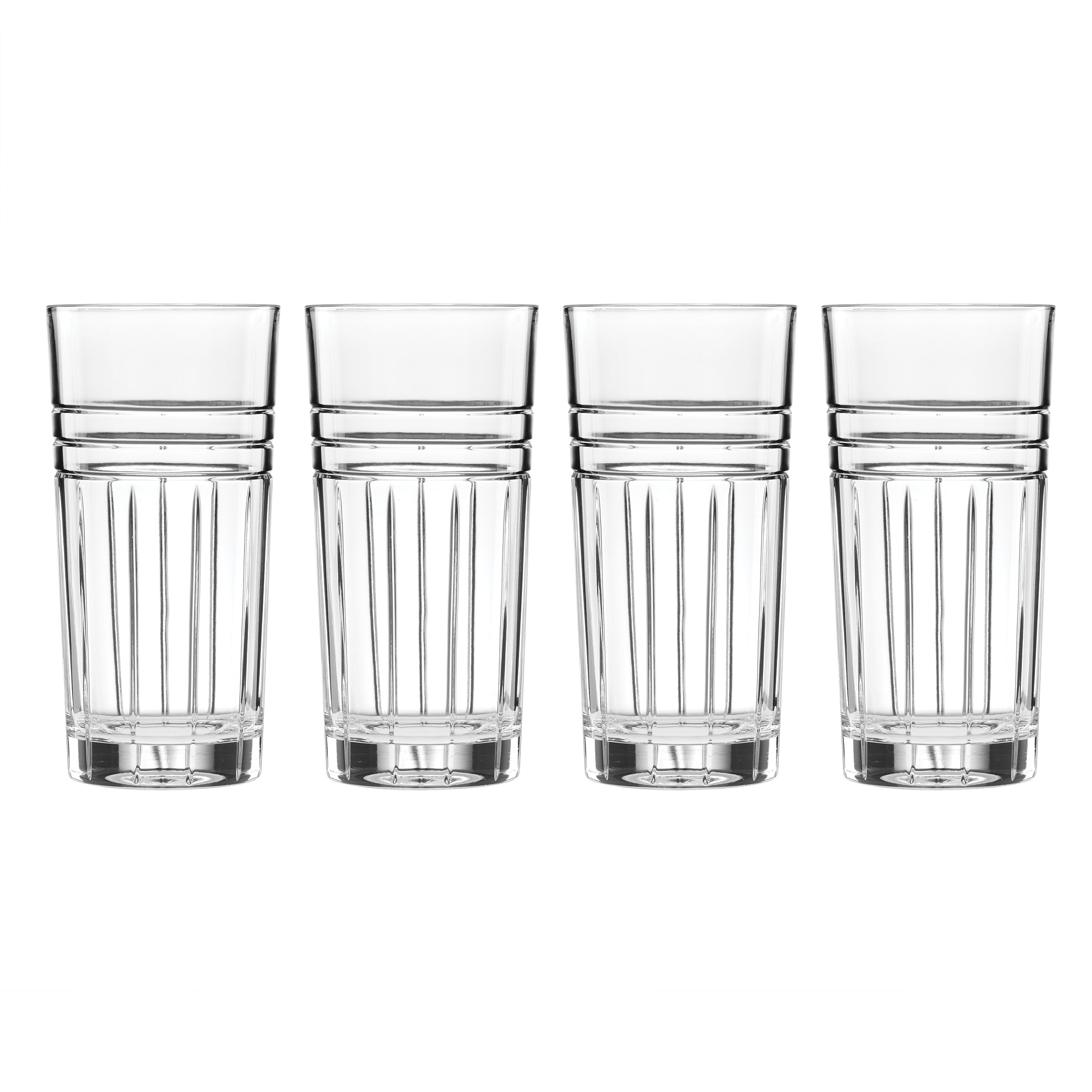 Tempo Crystal Highball Glasses   Set Of 4