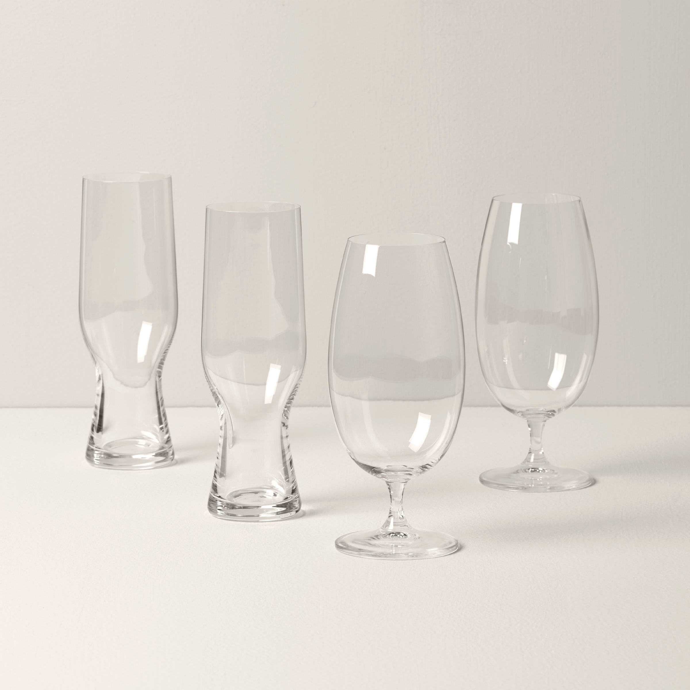 Tuscany Classics Assorted Beer Glasses Set Of 4
