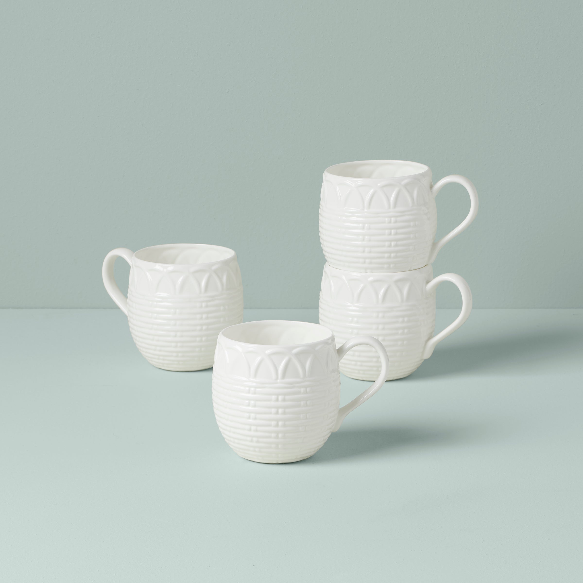 Wicker Creek Mugs   Set of 4