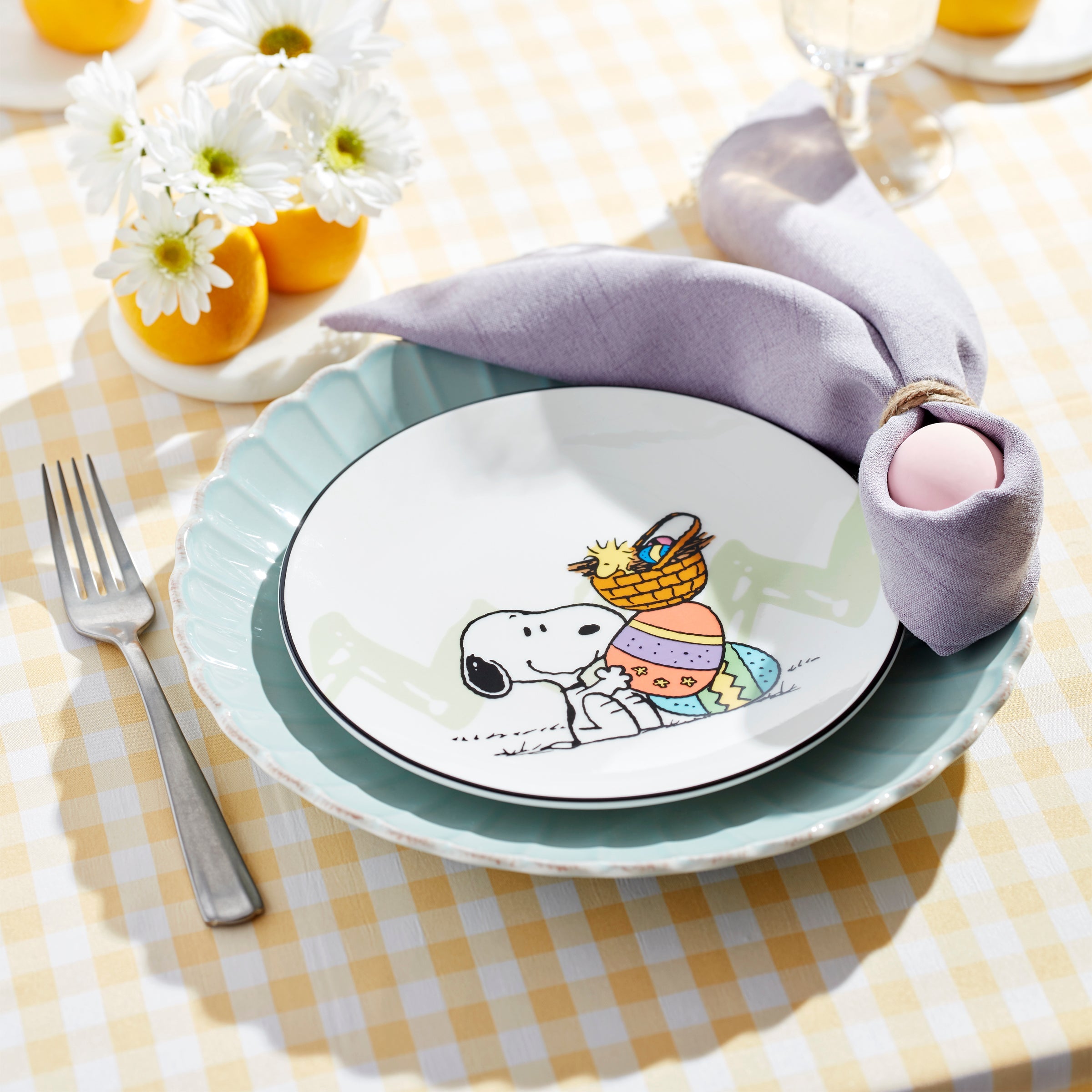Snoopy Easter Accent Plates Set of 4 - Image 3