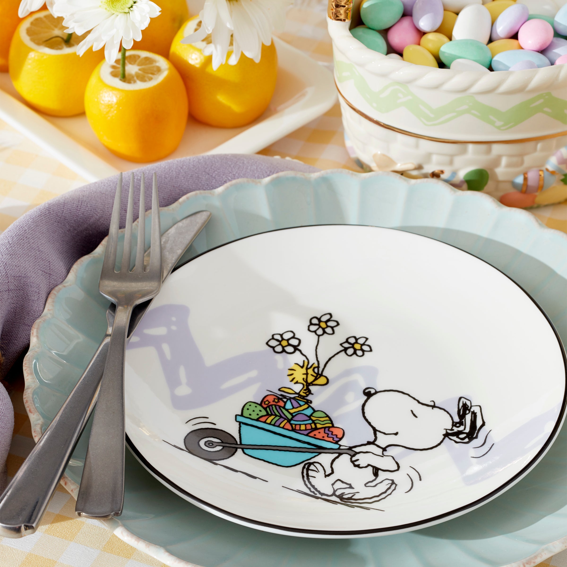 Snoopy Easter Accent Plates Set of 4 - Image 7