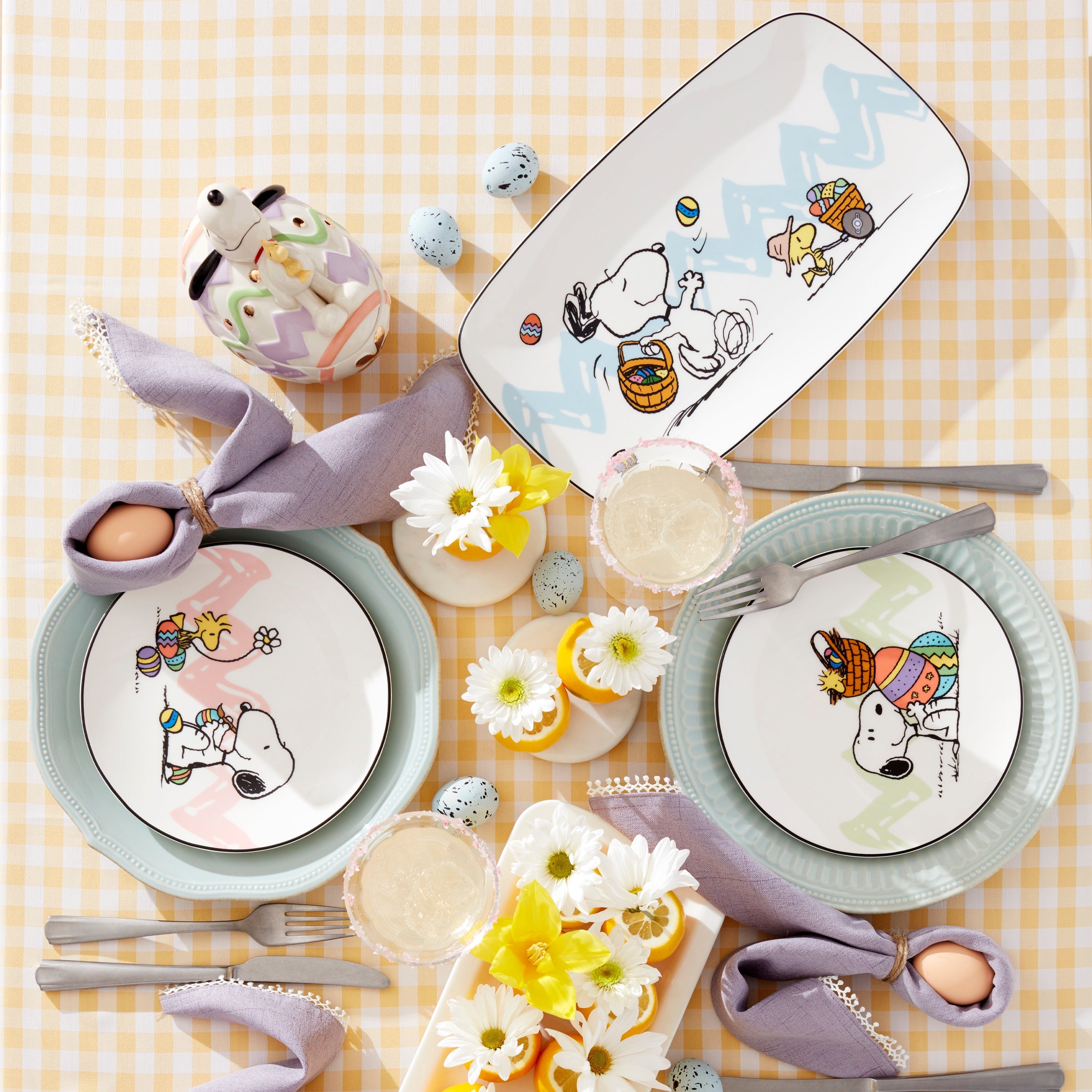 Snoopy Easter Accent Plates Set of 4 - Image 5