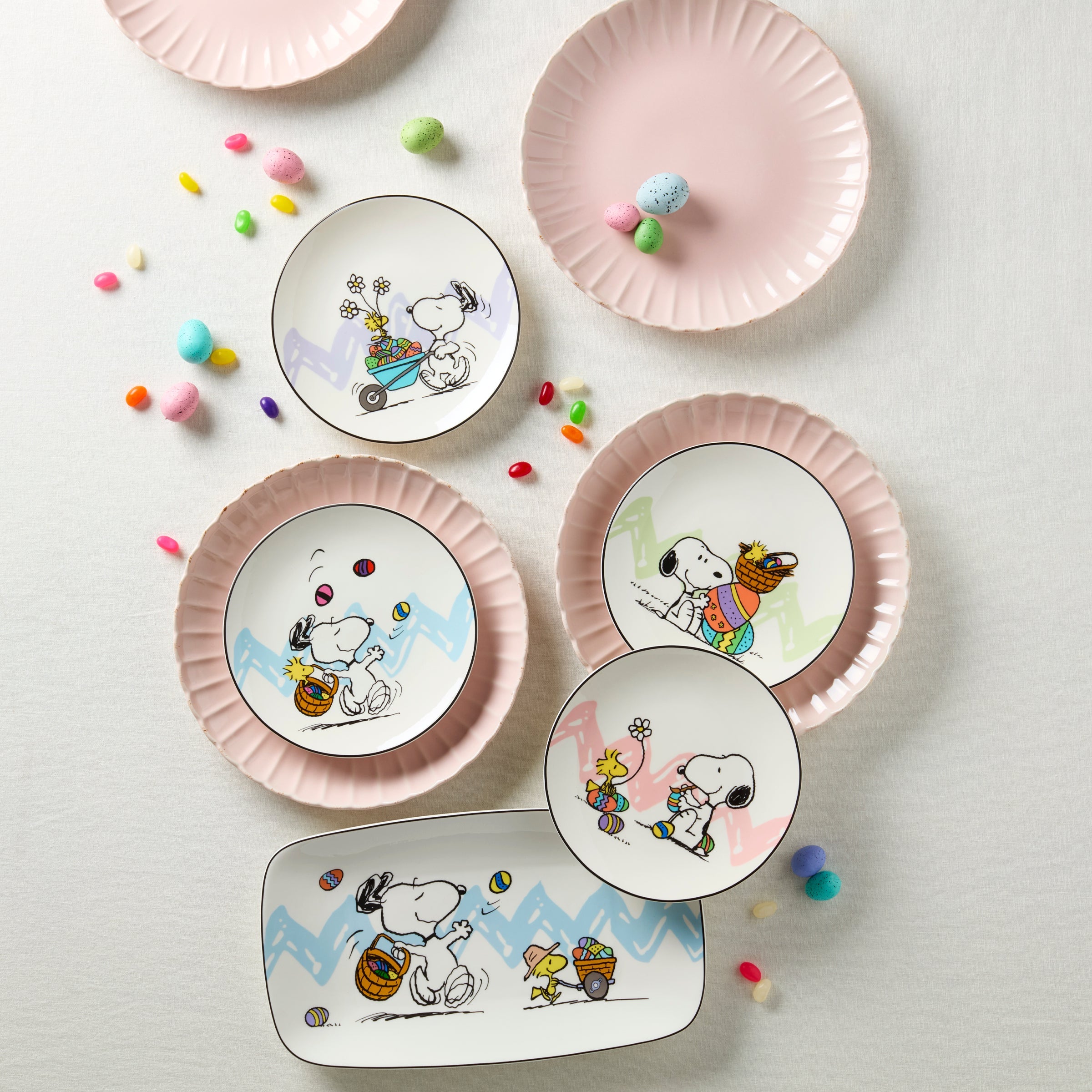 Snoopy Easter Accent Plates Set of 4 - Image 2