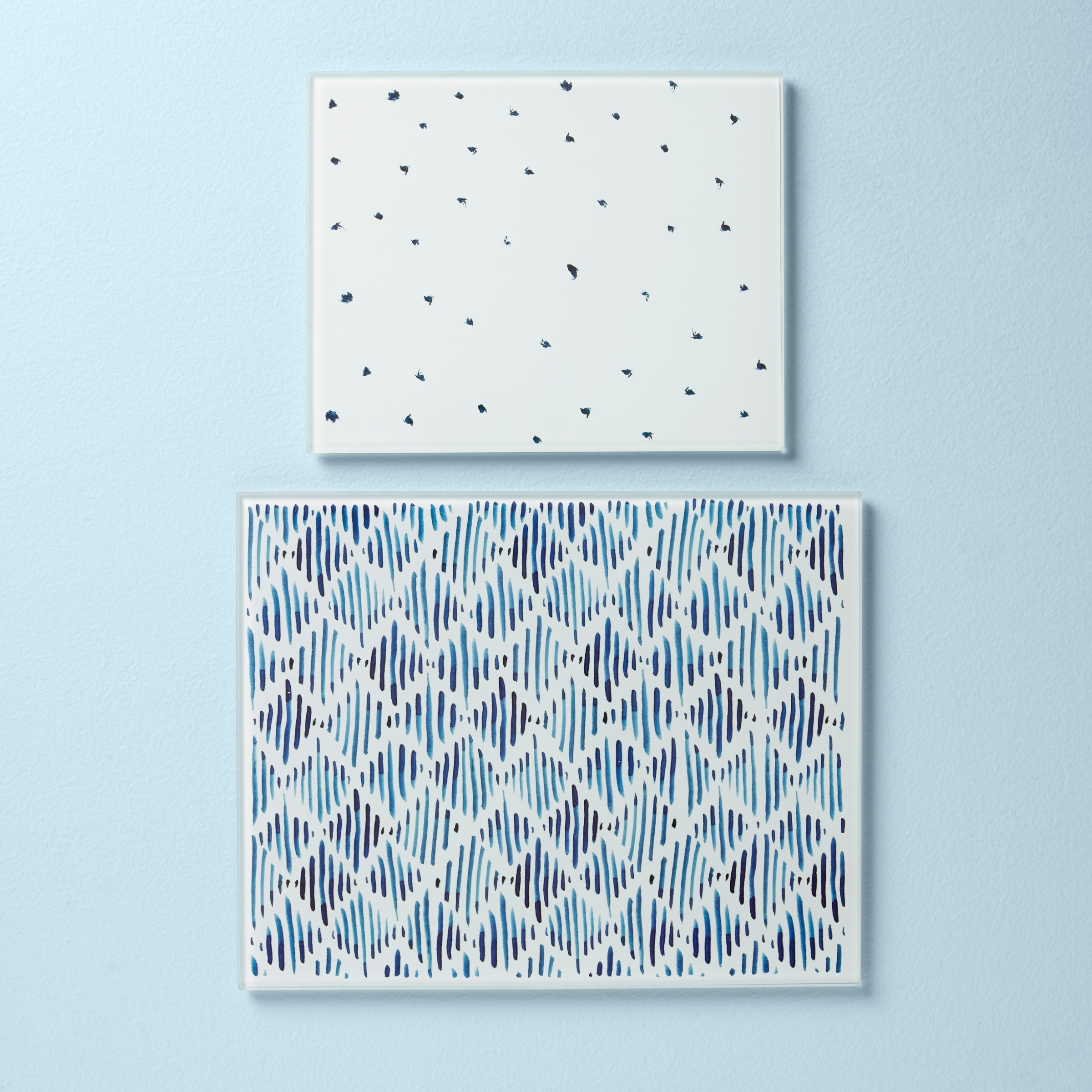 Alternative view of Blue Bay 2 Piece Glass Cutting Board Set