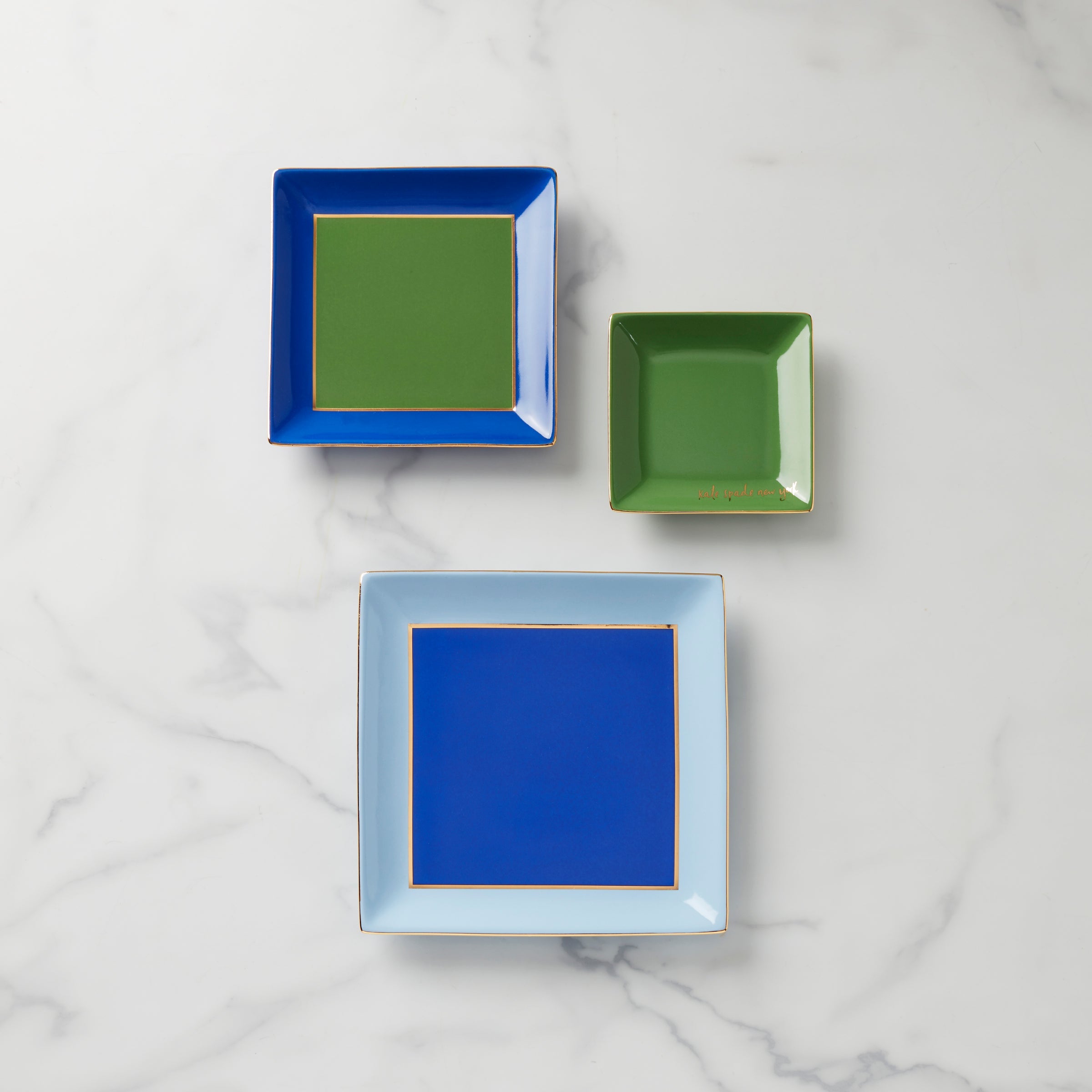 Make It Pop Cool Blue 3 Piece Tray Set