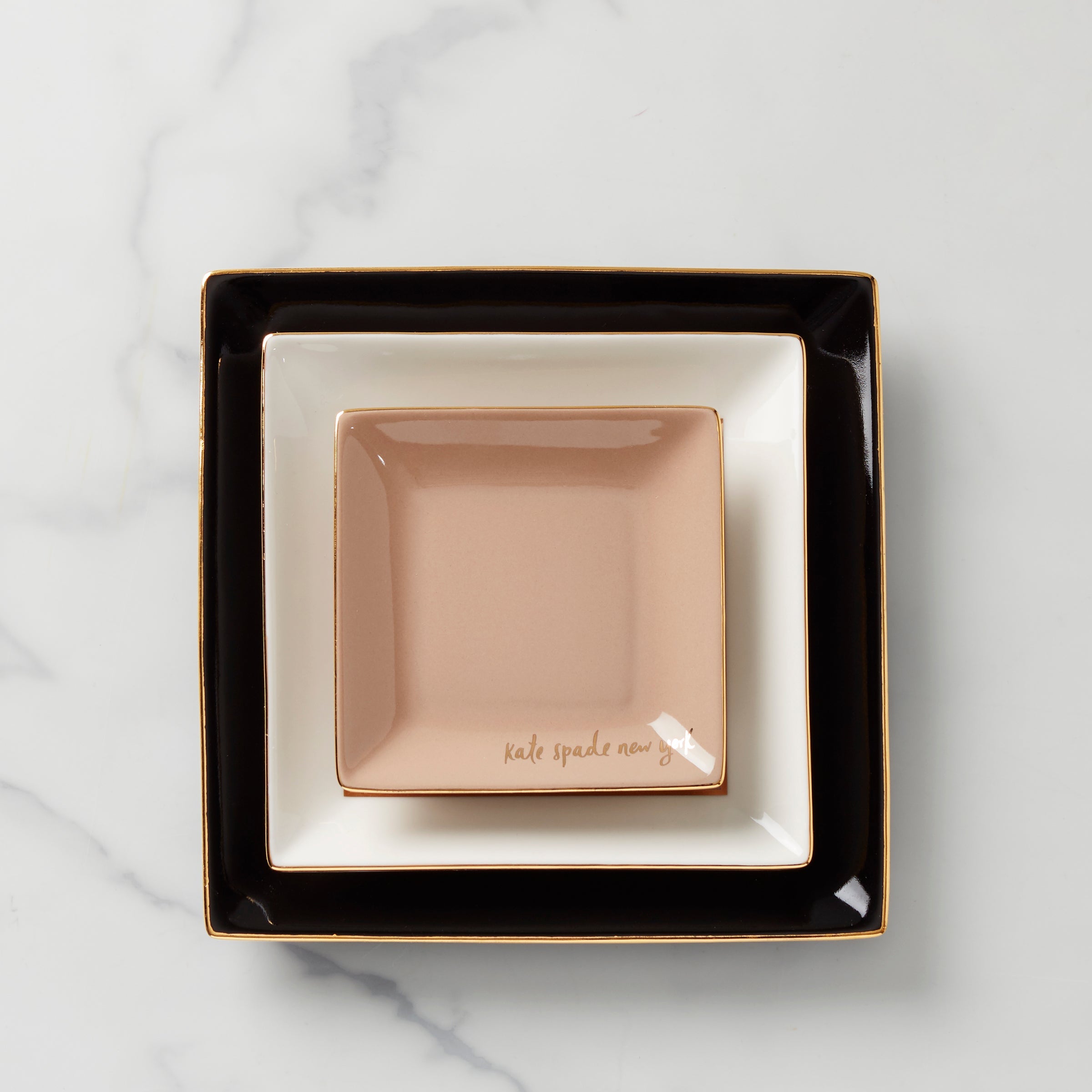 Alternative view of Make It Pop Black 3 Piece Tray Set