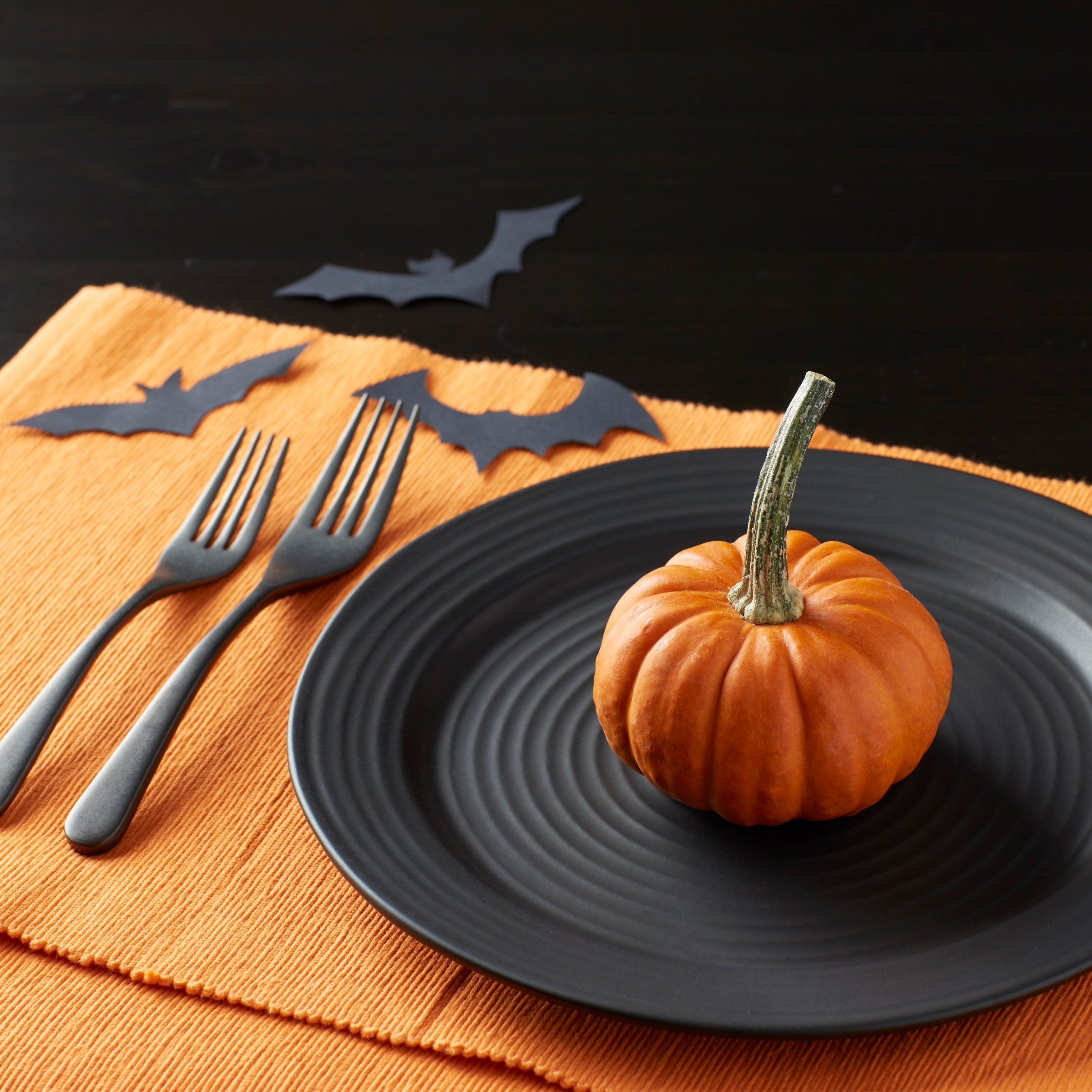 Ridge Black 12 Piece Dinnerware Set - Image 5