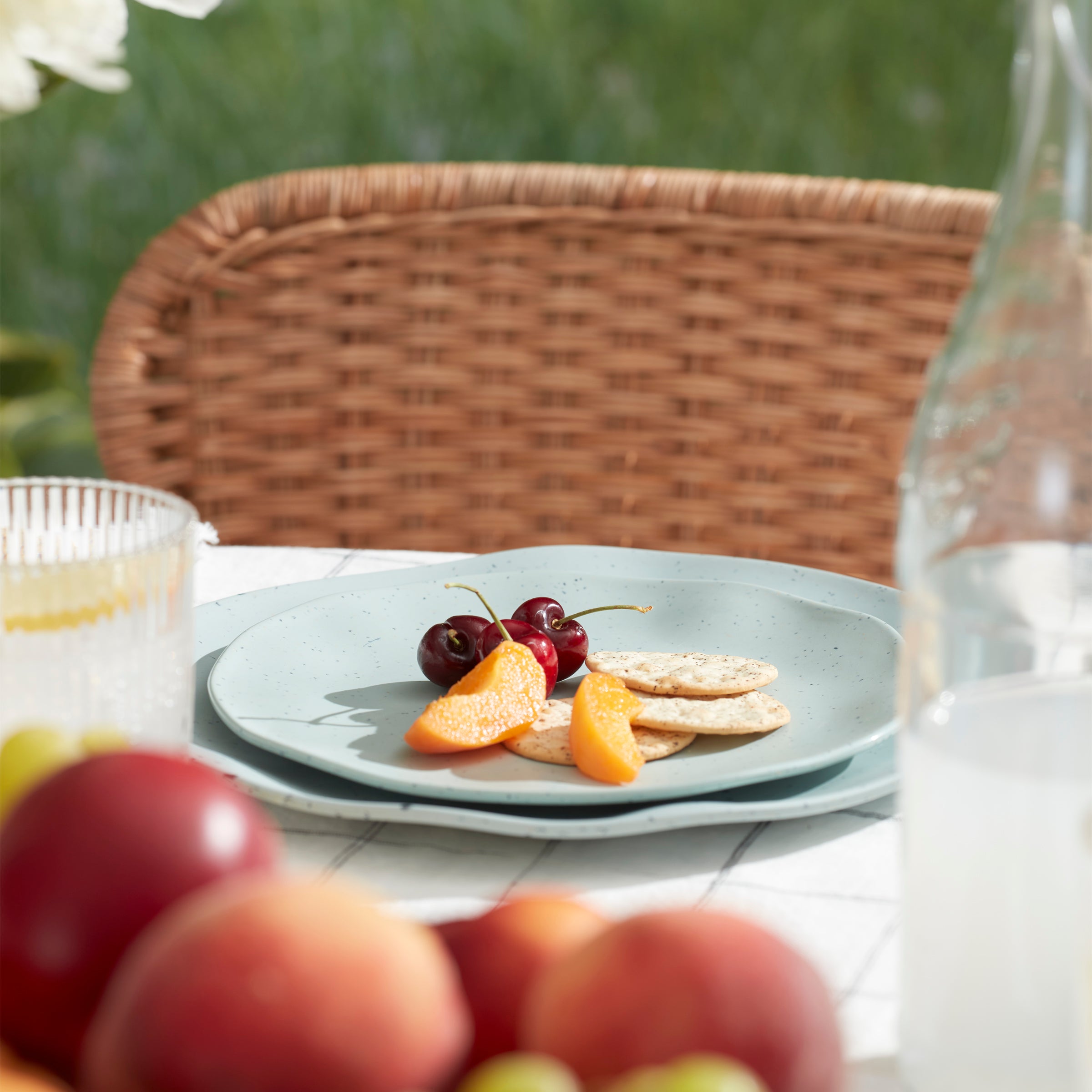 Terrazzo Melamine Mint 12 Piece Dinnerware Set - Image 8