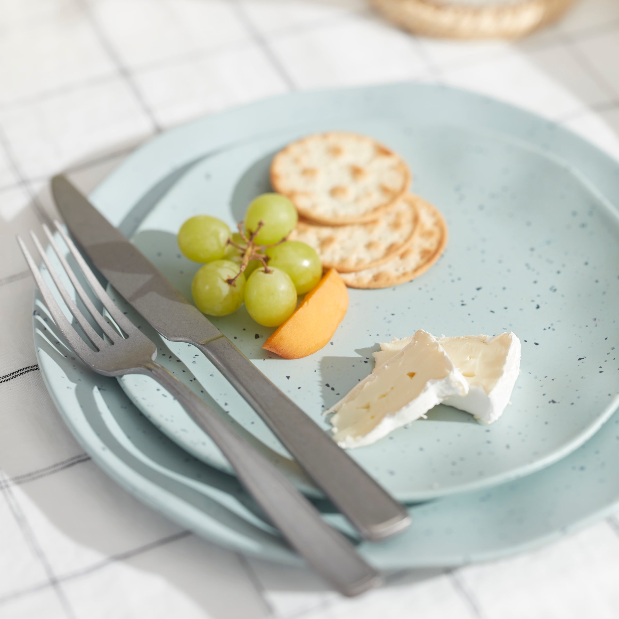 Terrazzo Melamine Mint 12 Piece Dinnerware Set - Image 7