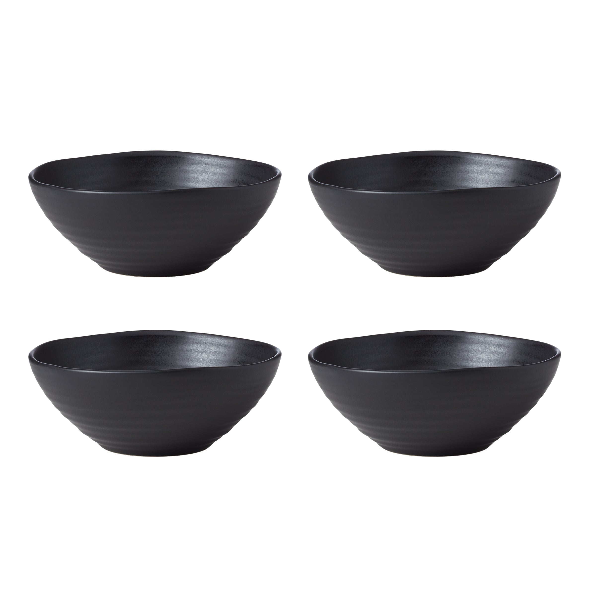 Ridge Black 12 Piece Dinnerware Set - Image 9