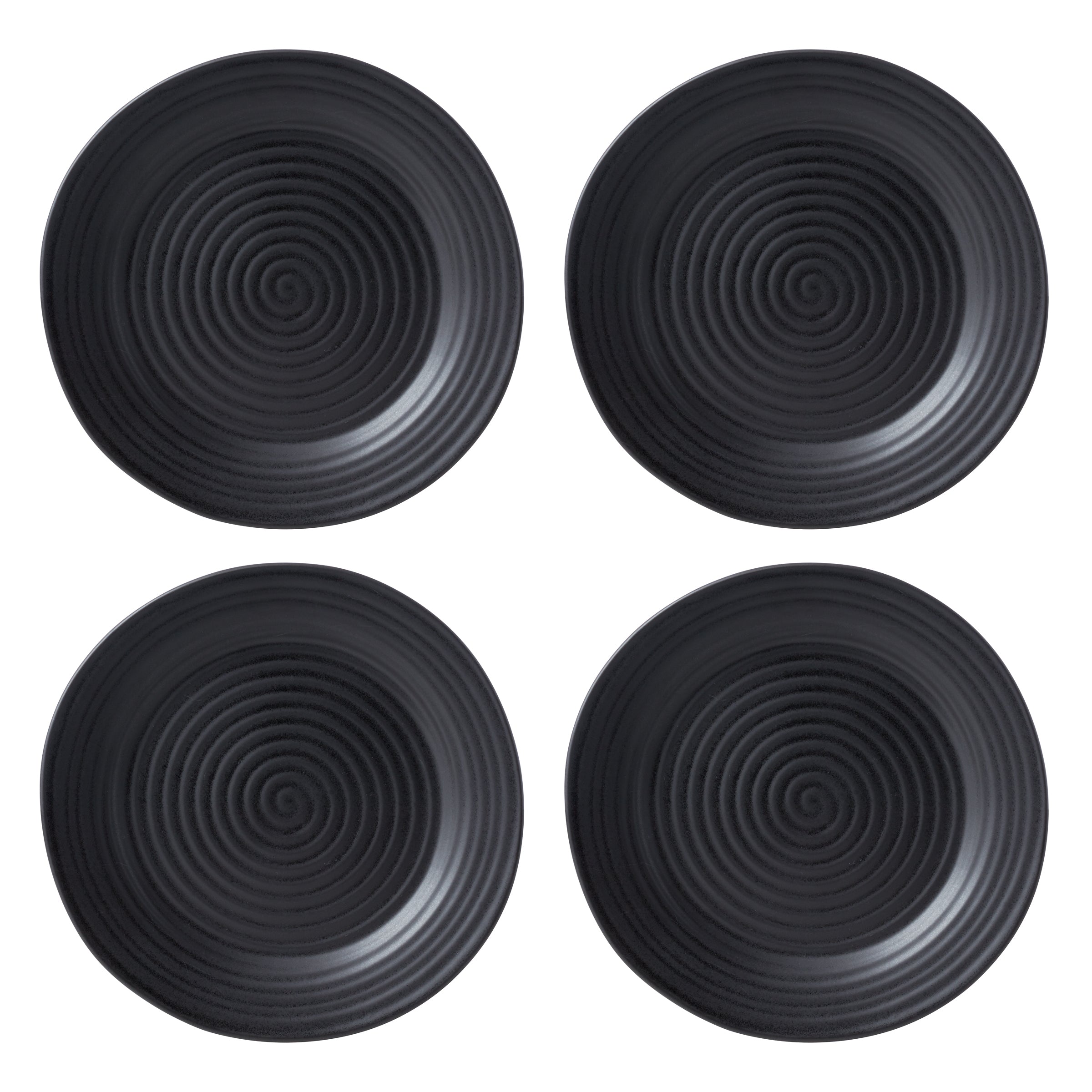 Ridge Black 12 Piece Dinnerware Set - Image 11