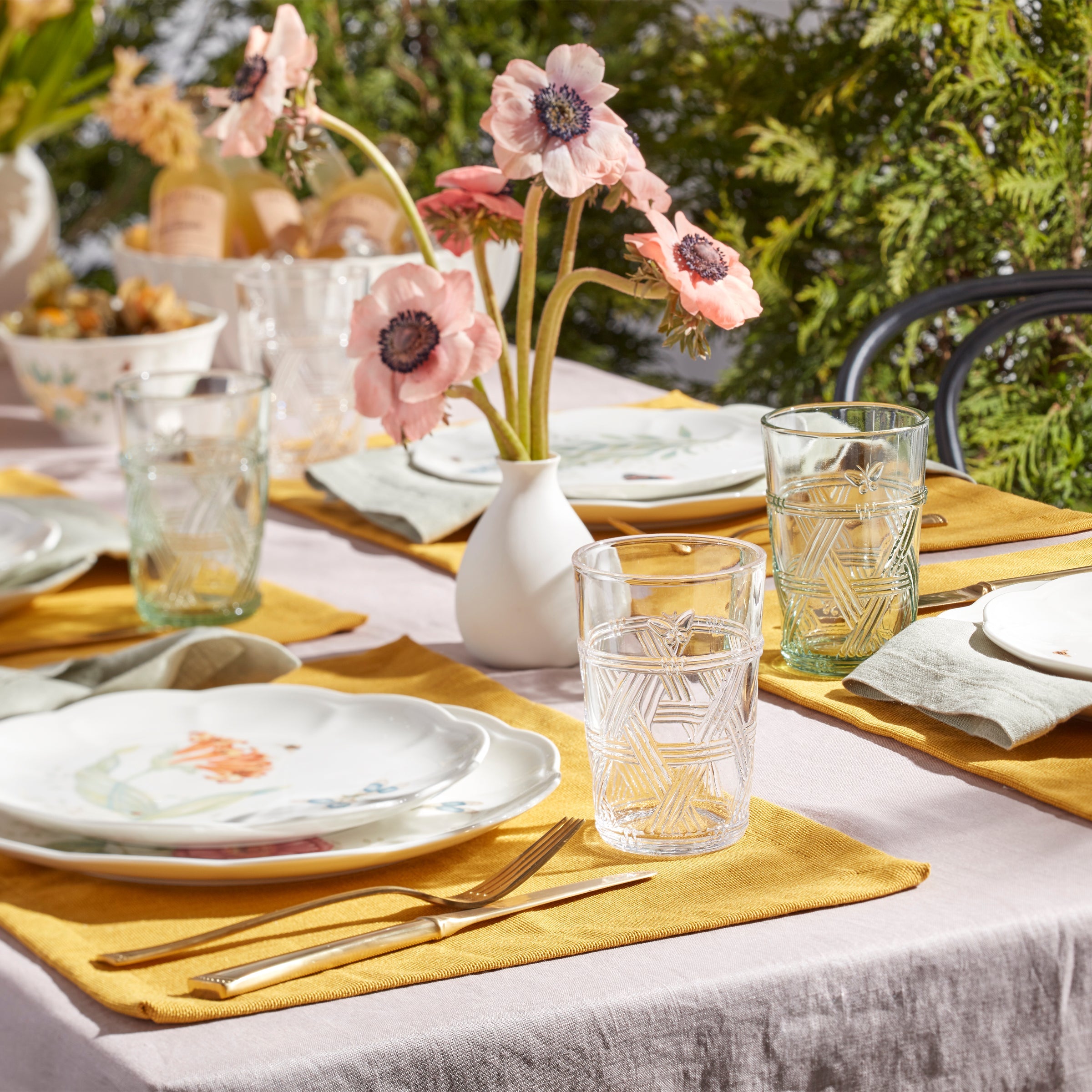 Butterfly Meadow Clear Tall Glasses Set Of 4 - Image 3