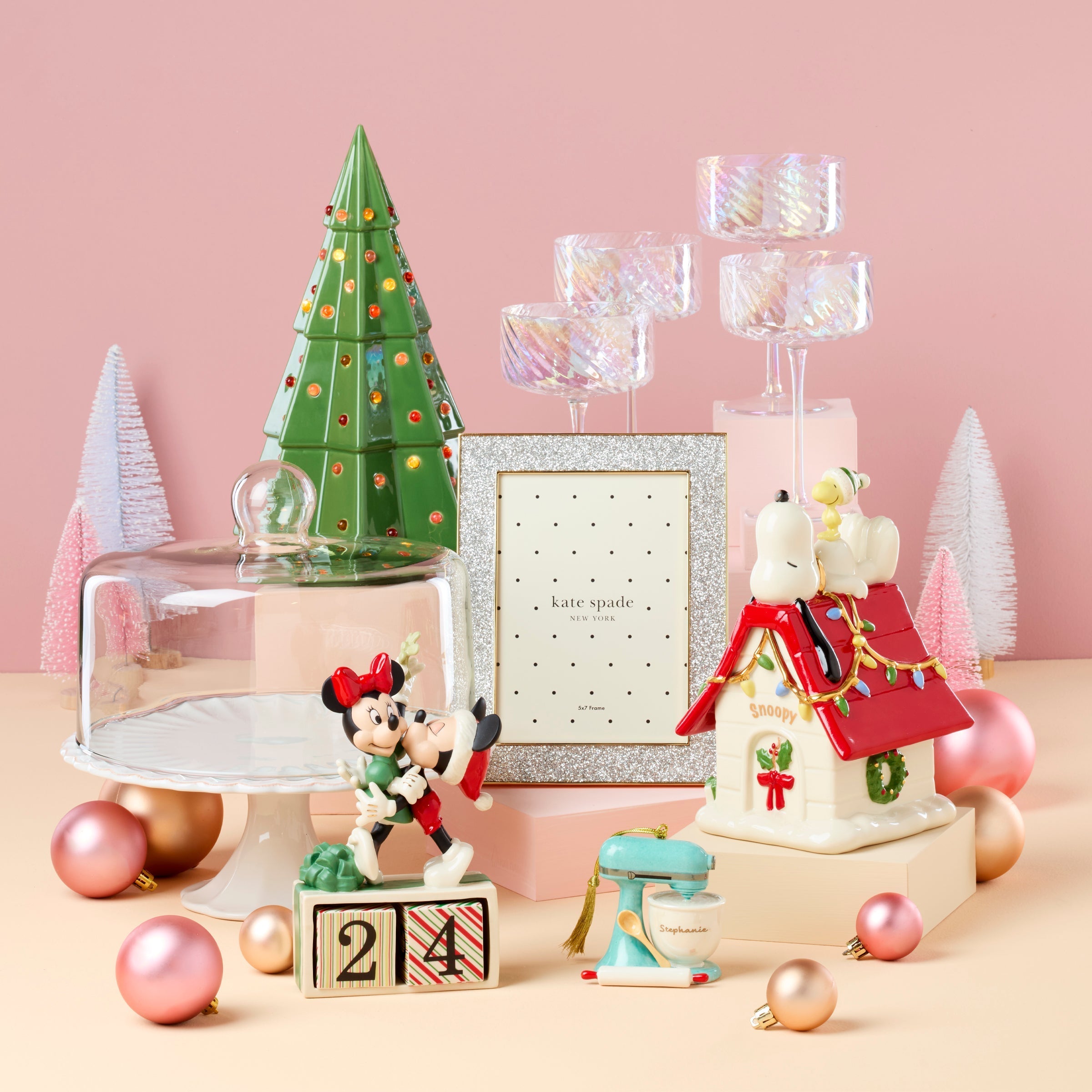 French Perle White Cake Plate With Dome - Image 7