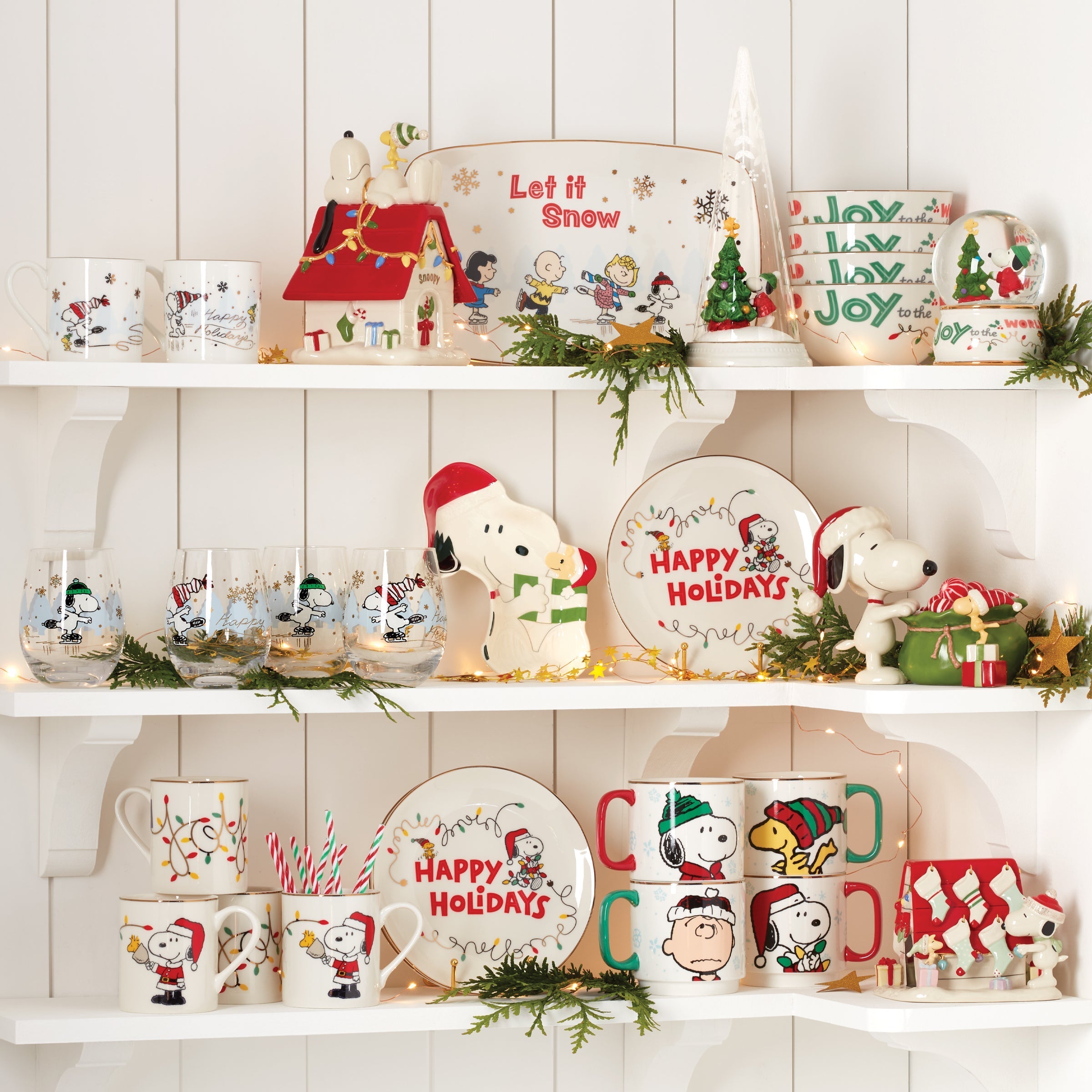 Snoopy Christmas All Purpose Bowls Set of 4 - Image 3