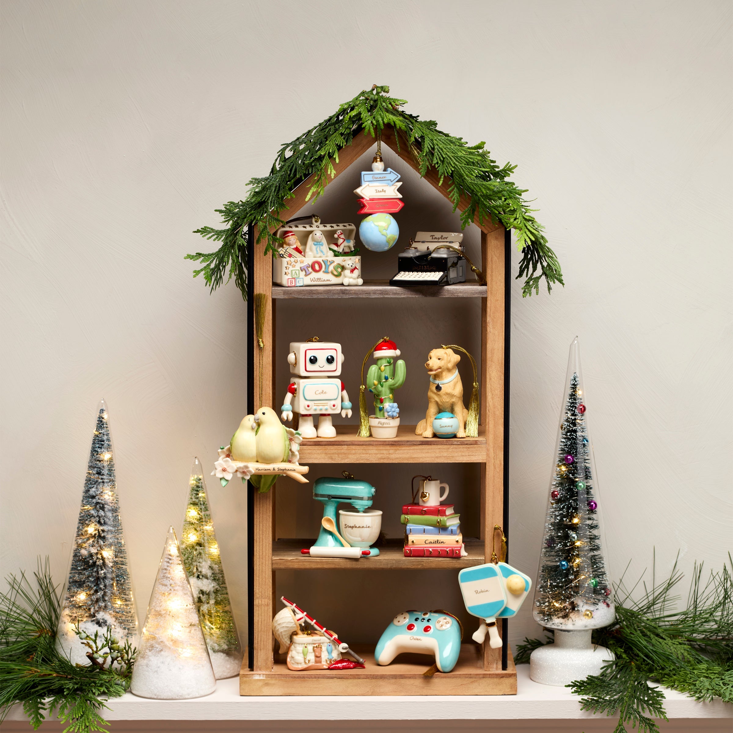 Alternative view of Personalized Gone Fishing Ornament