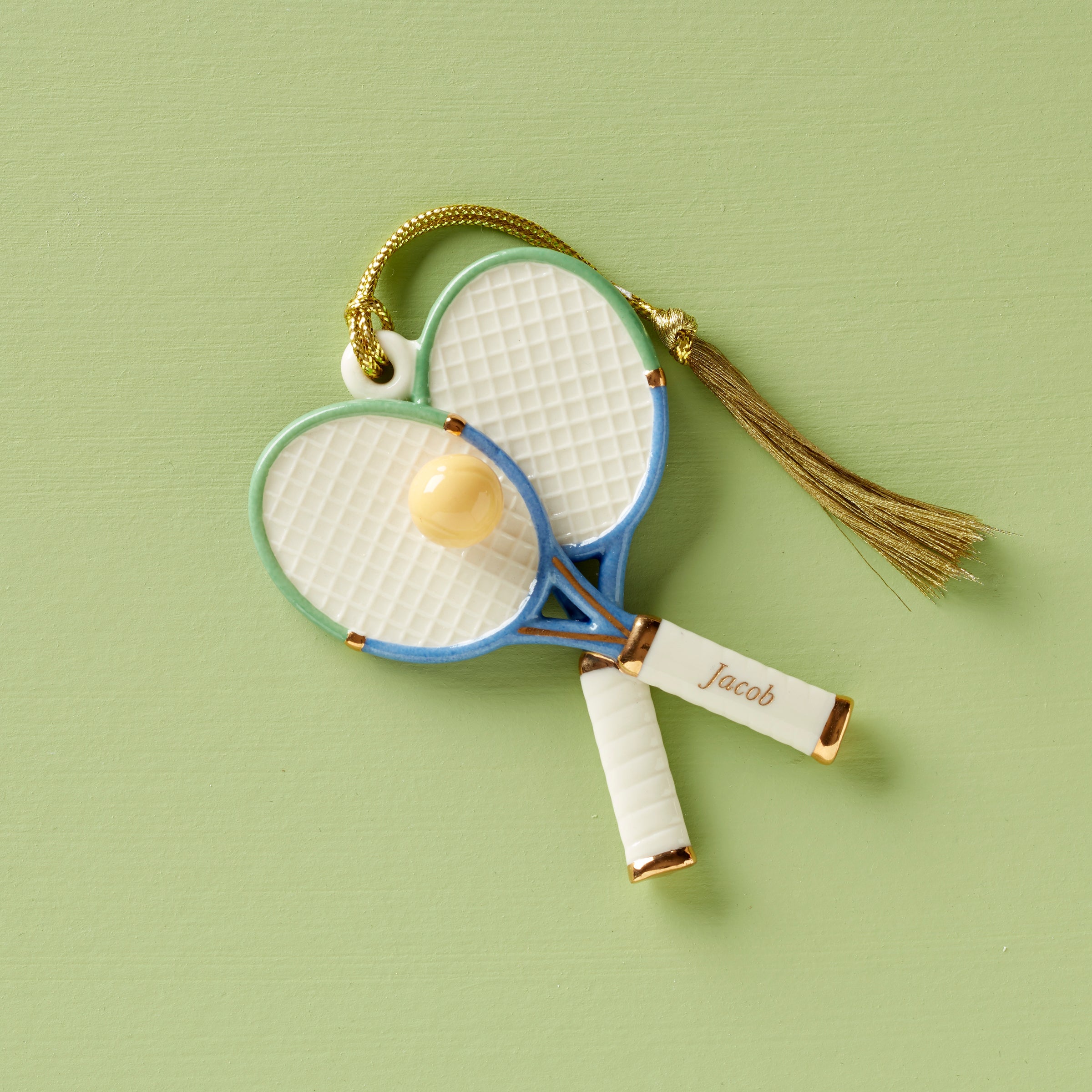 Personalized Tennis Ornament