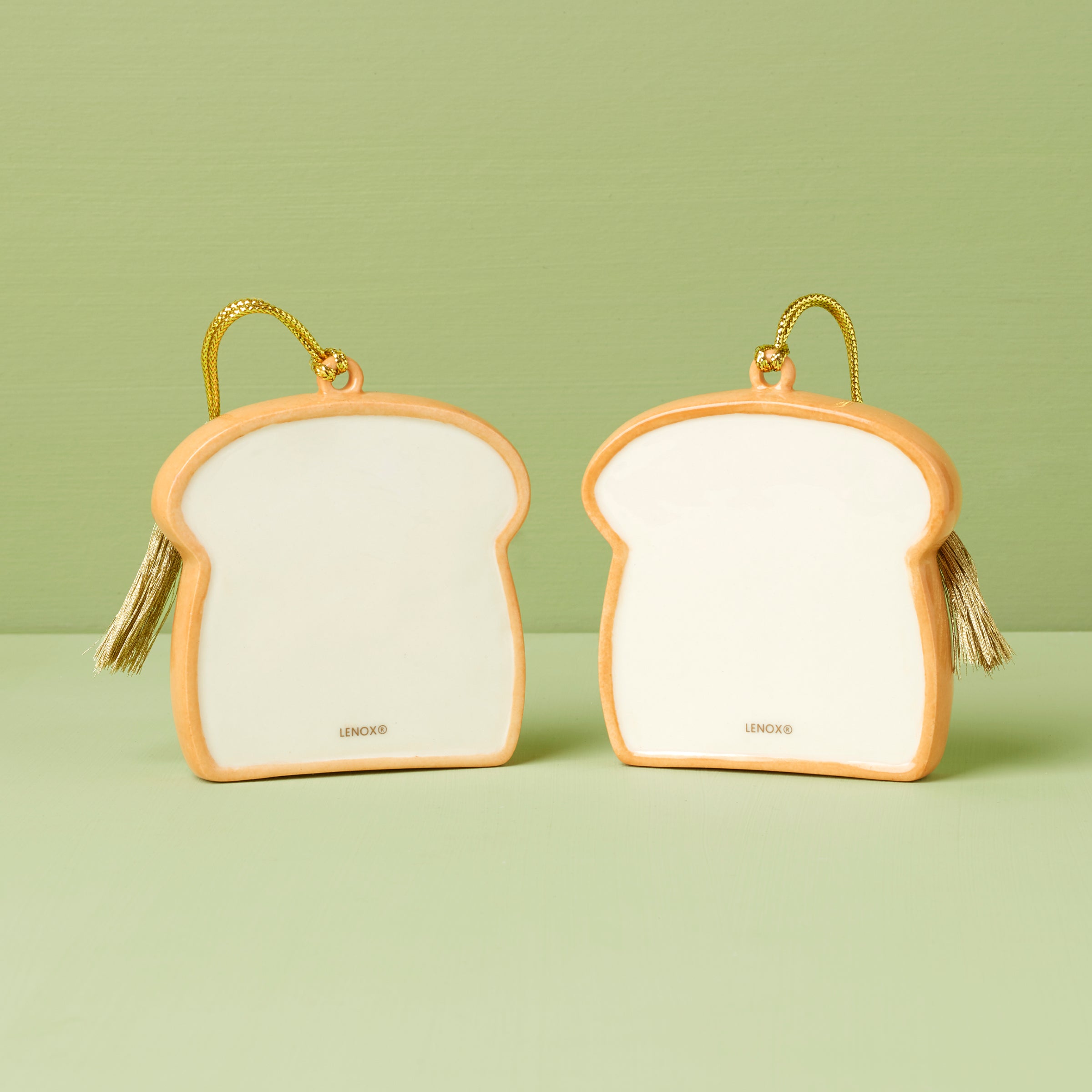 Alternative view of Personalized  2 Piece Peanut Butter & Jam Ornament Set