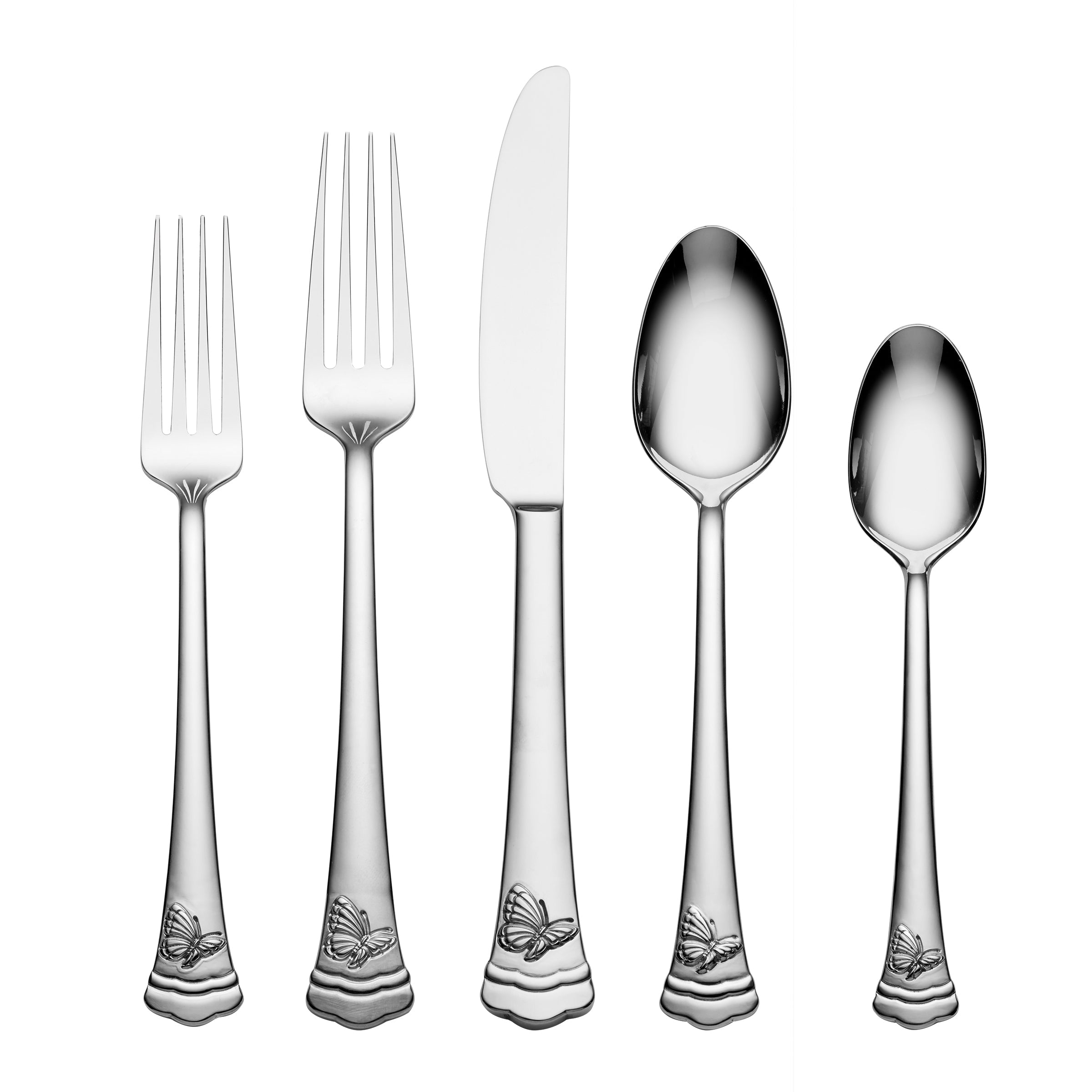 Butterfly Meadow II Mirror 65 Piece Flatware Set - Image 6