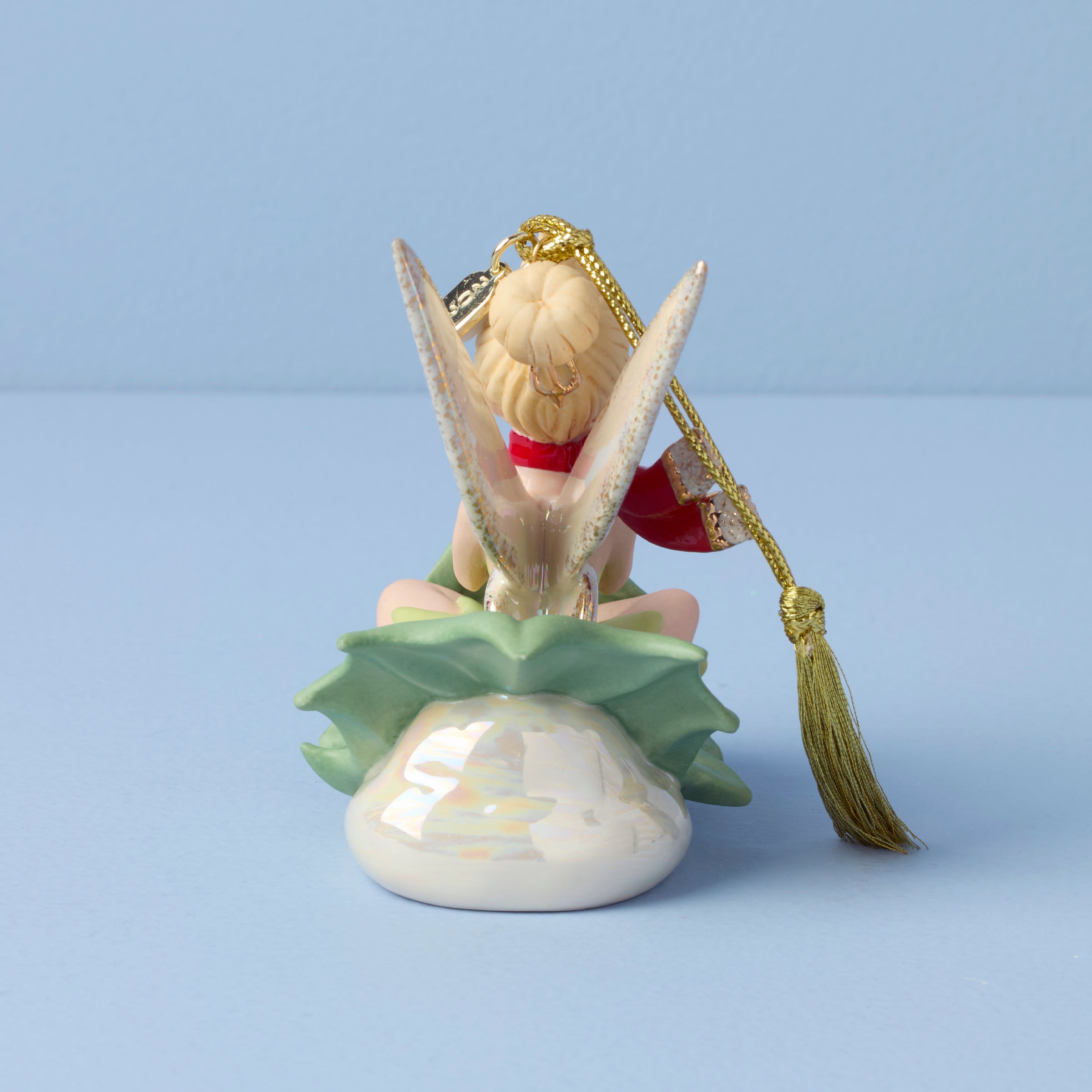 Alternative view of 2025 Tinker Bell Sledding Ornament
