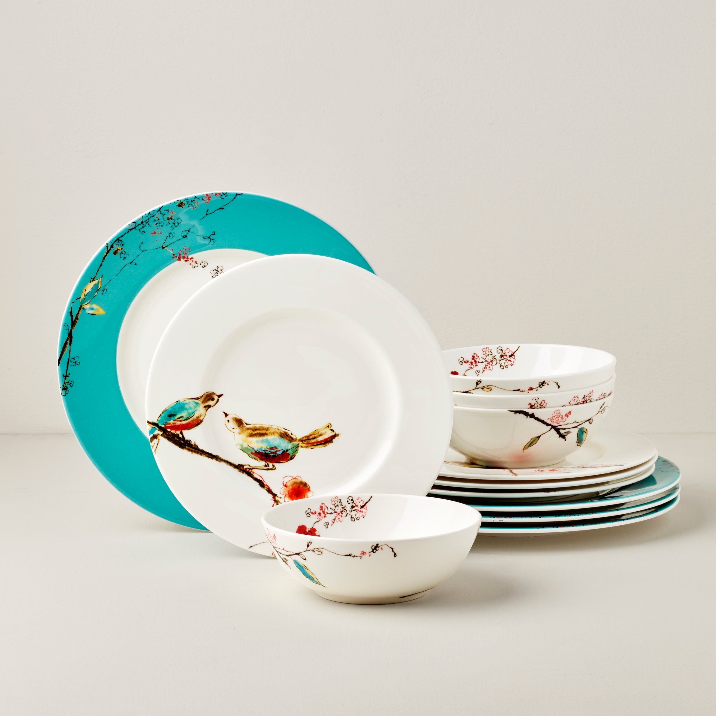 Chirp 12 Piece Dinnerware Set