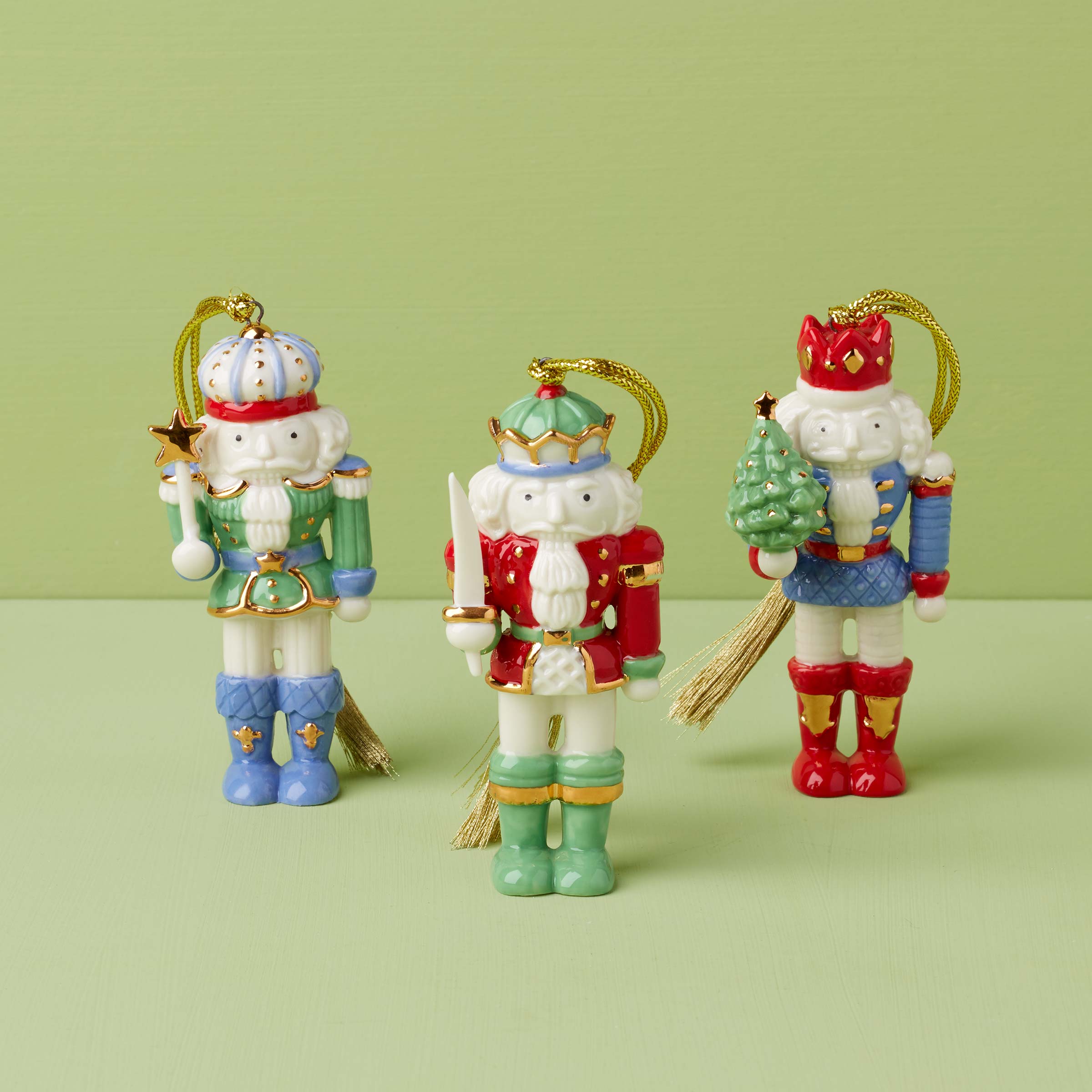Nutcracker 3 Piece Ornament Set